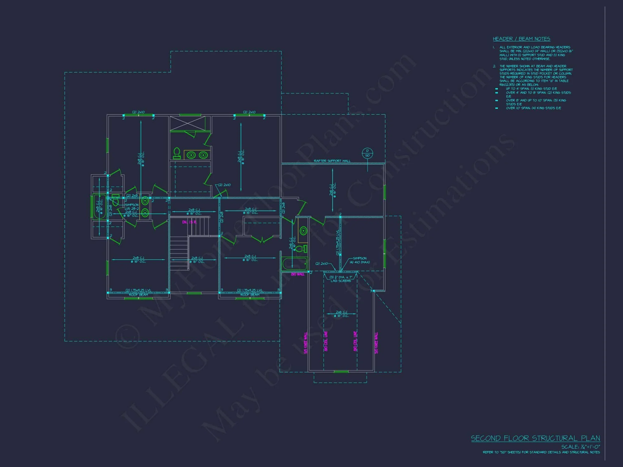 Modern Country house Plan with Spacious Floor Designs
