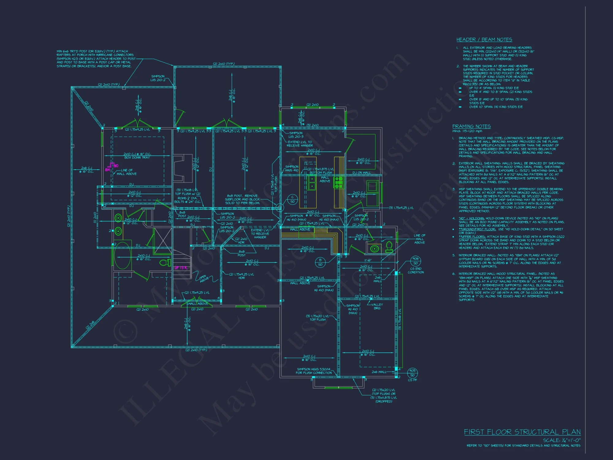 Modern Country house Plan with Spacious Floor Designs