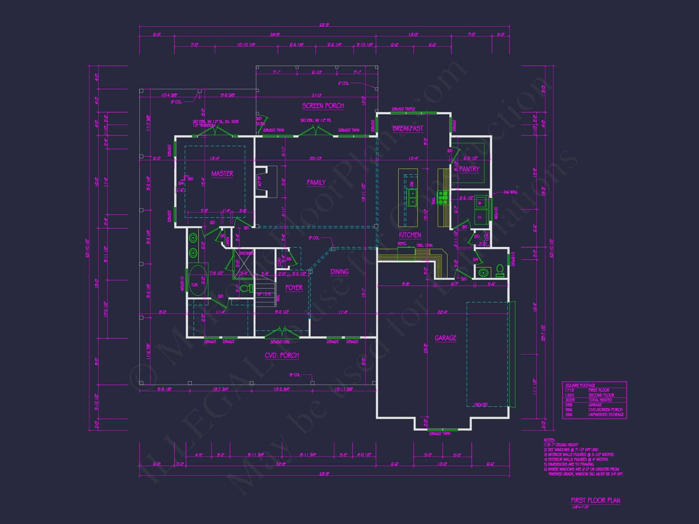 Modern Country house Plan with Spacious Floor Designs