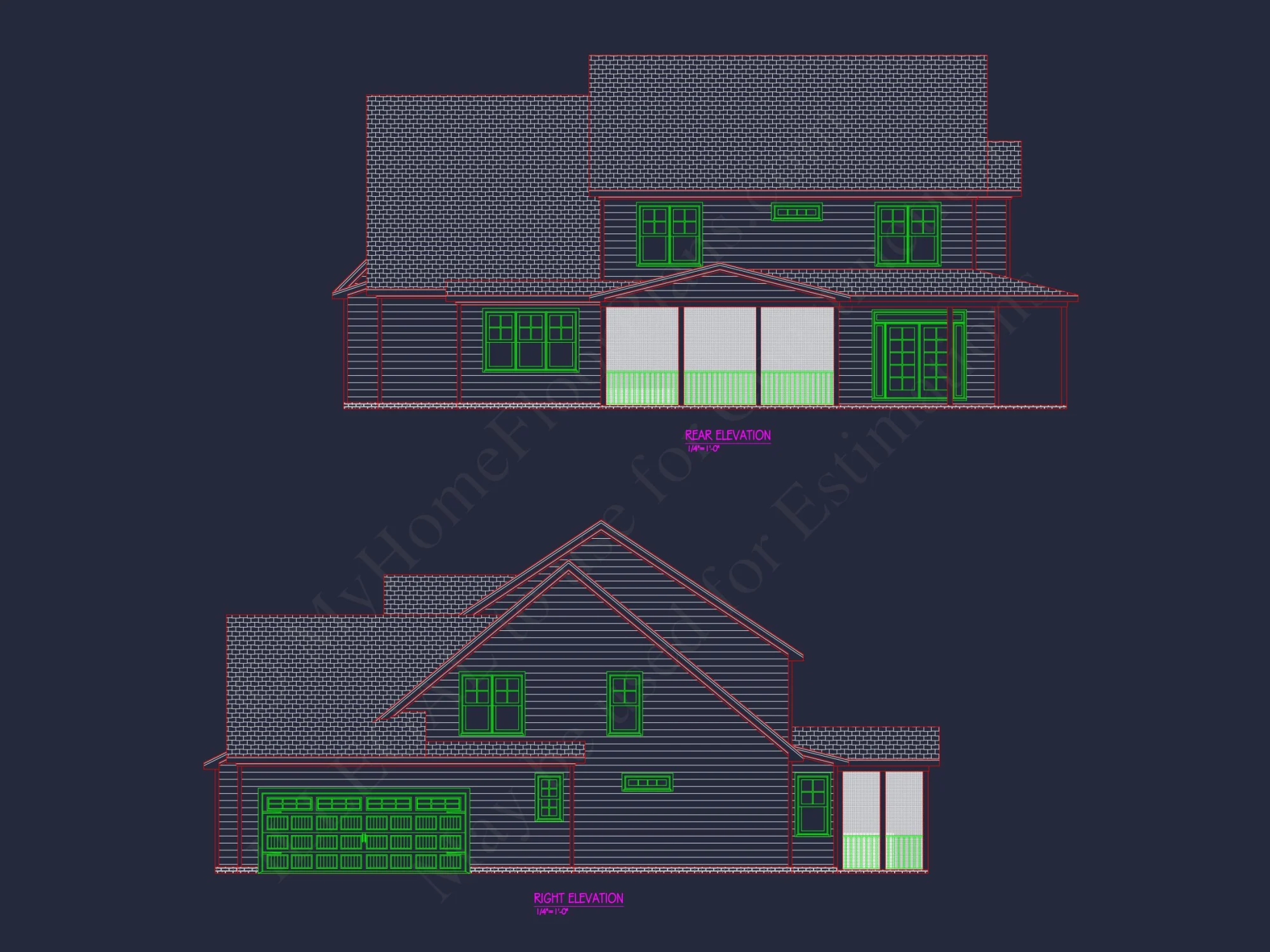 Modern Country house Plan with Spacious Floor Designs