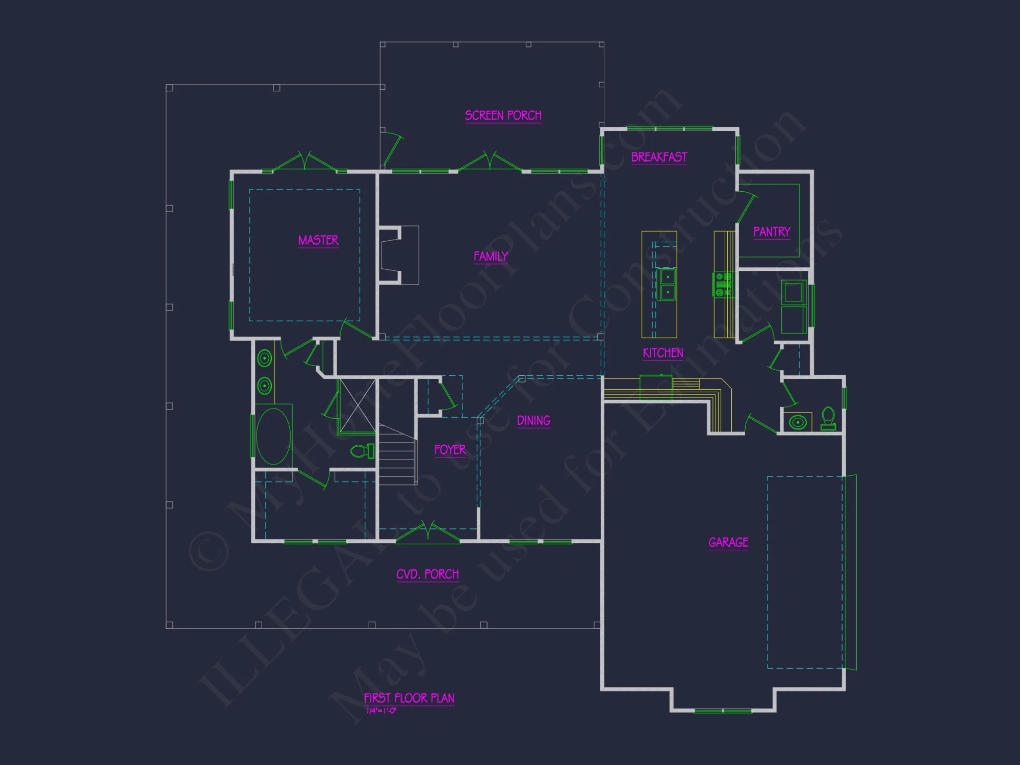 Modern Country house Plan with Spacious Floor Designs