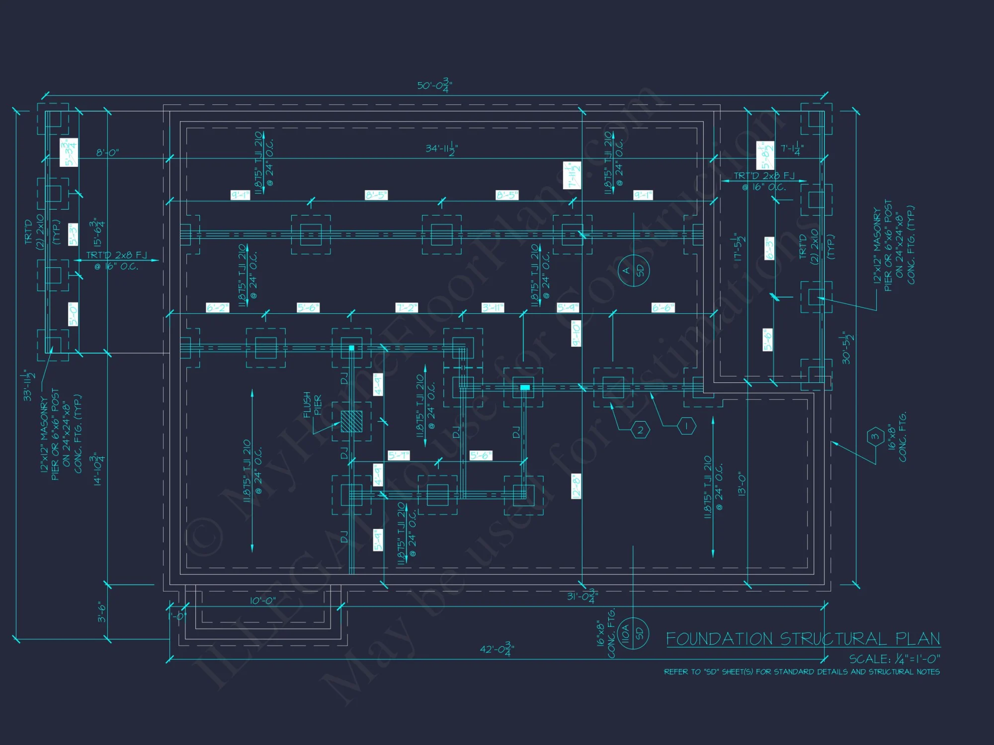Modern Craftsman house Plan with 2 Floors and 5 Bedrooms