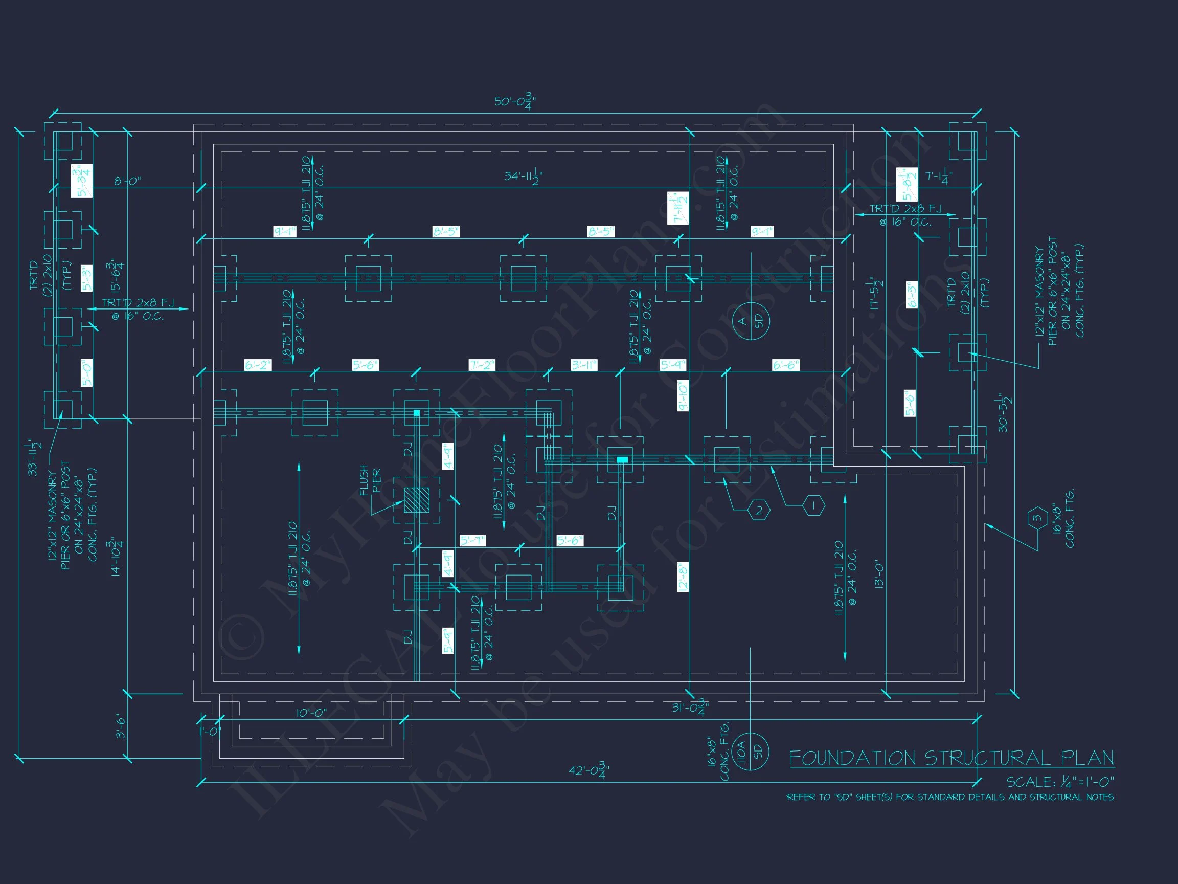 Modern Craftsman house Plan with 2 Floors and 5 Bedrooms
