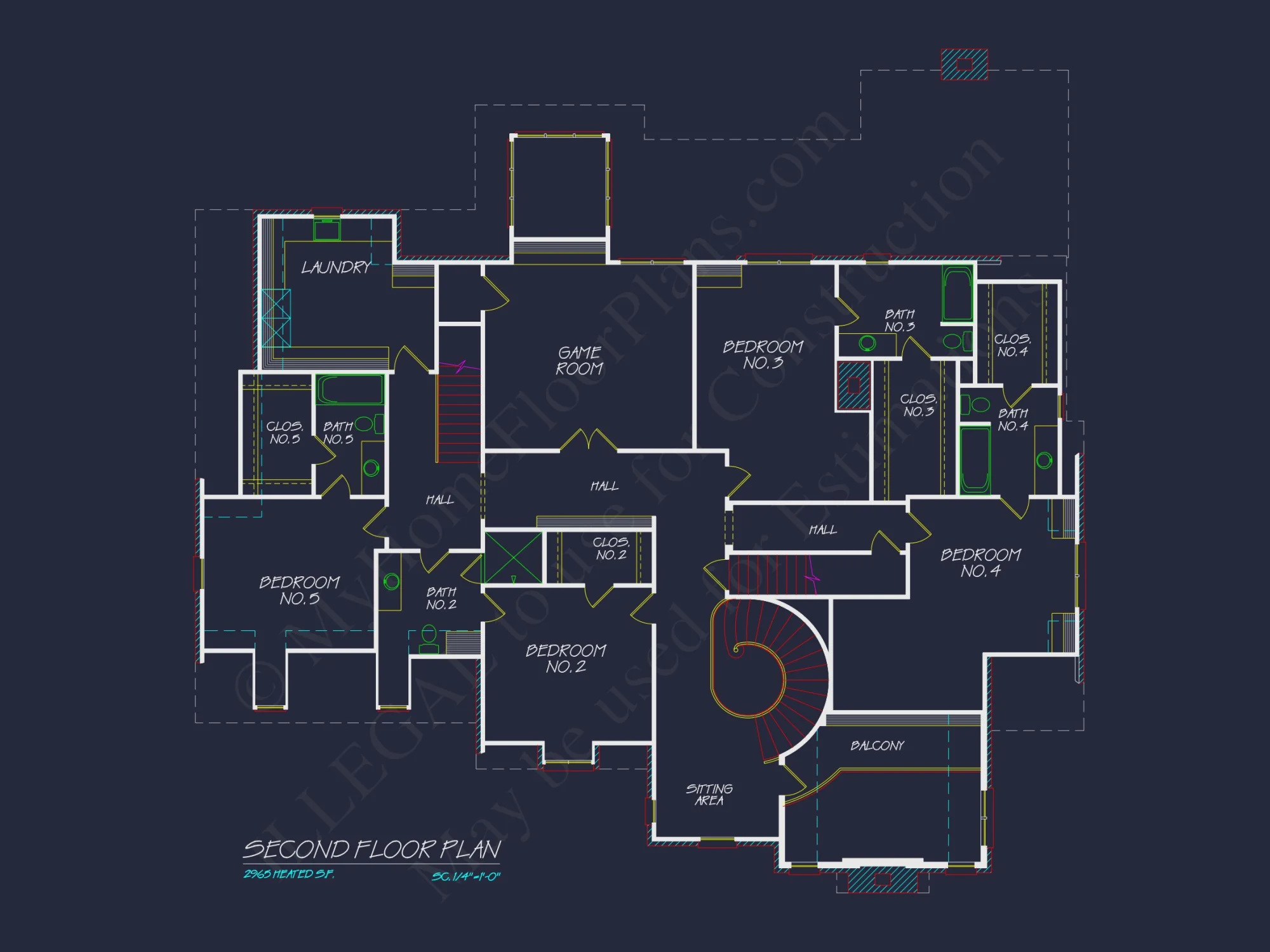 Elegant house Floor Plan with CAD Designs and Blueprints