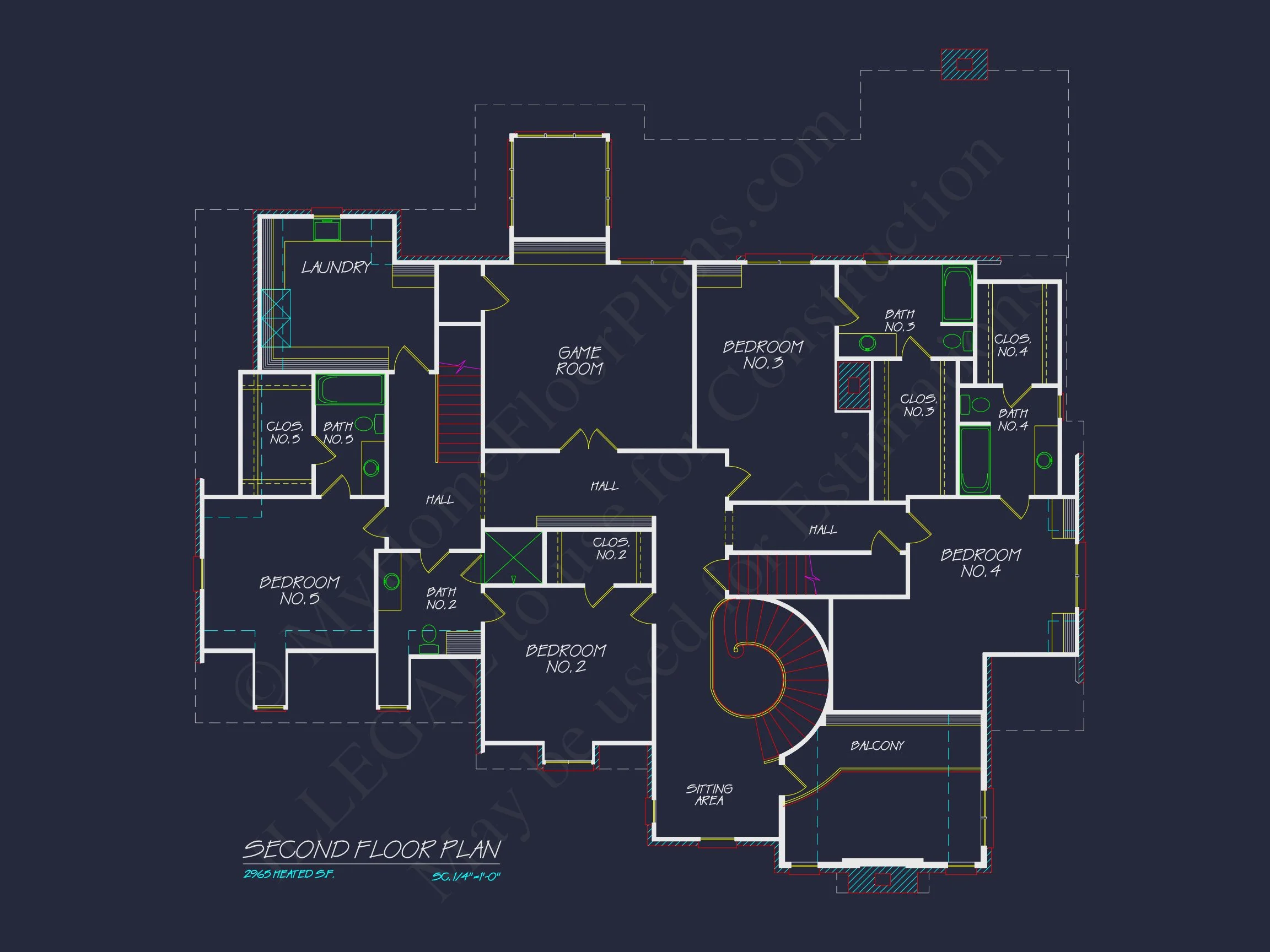 Elegant house Floor Plan with CAD Designs and Blueprints
