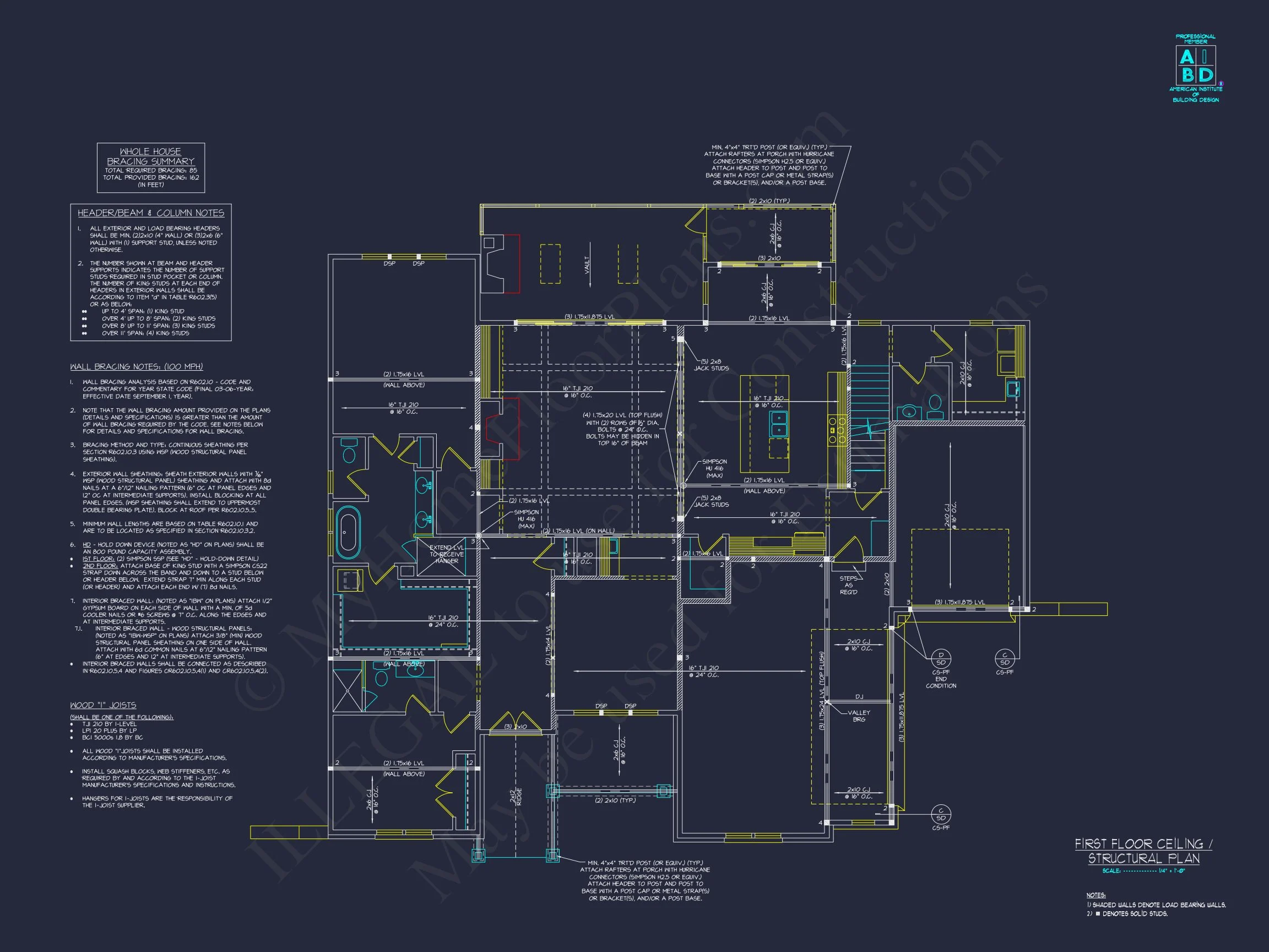 Custom house Plan Design with CAD Floor Plans & Blueprint