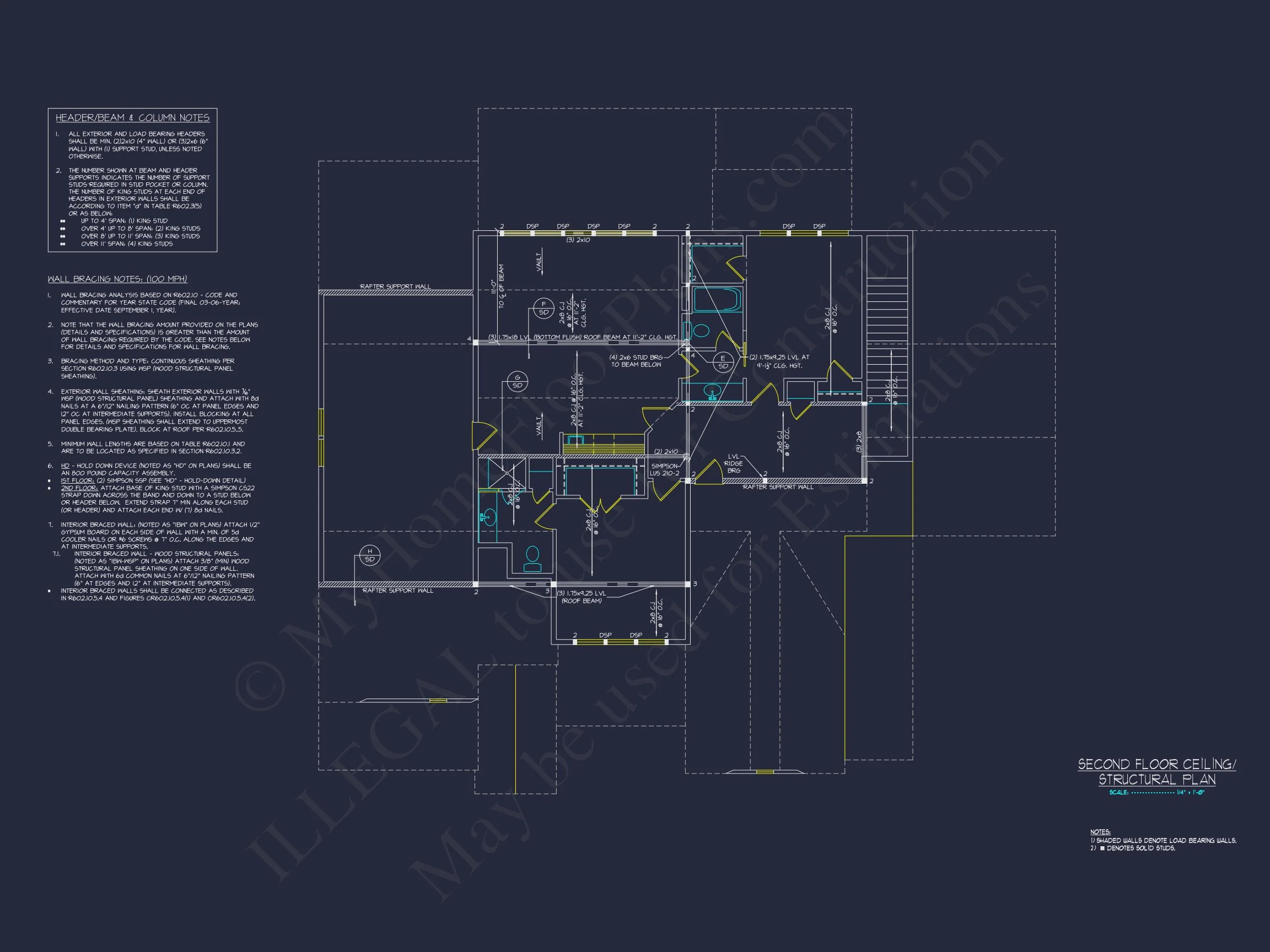 Custom house Plan Design with CAD Floor Plans & Blueprint