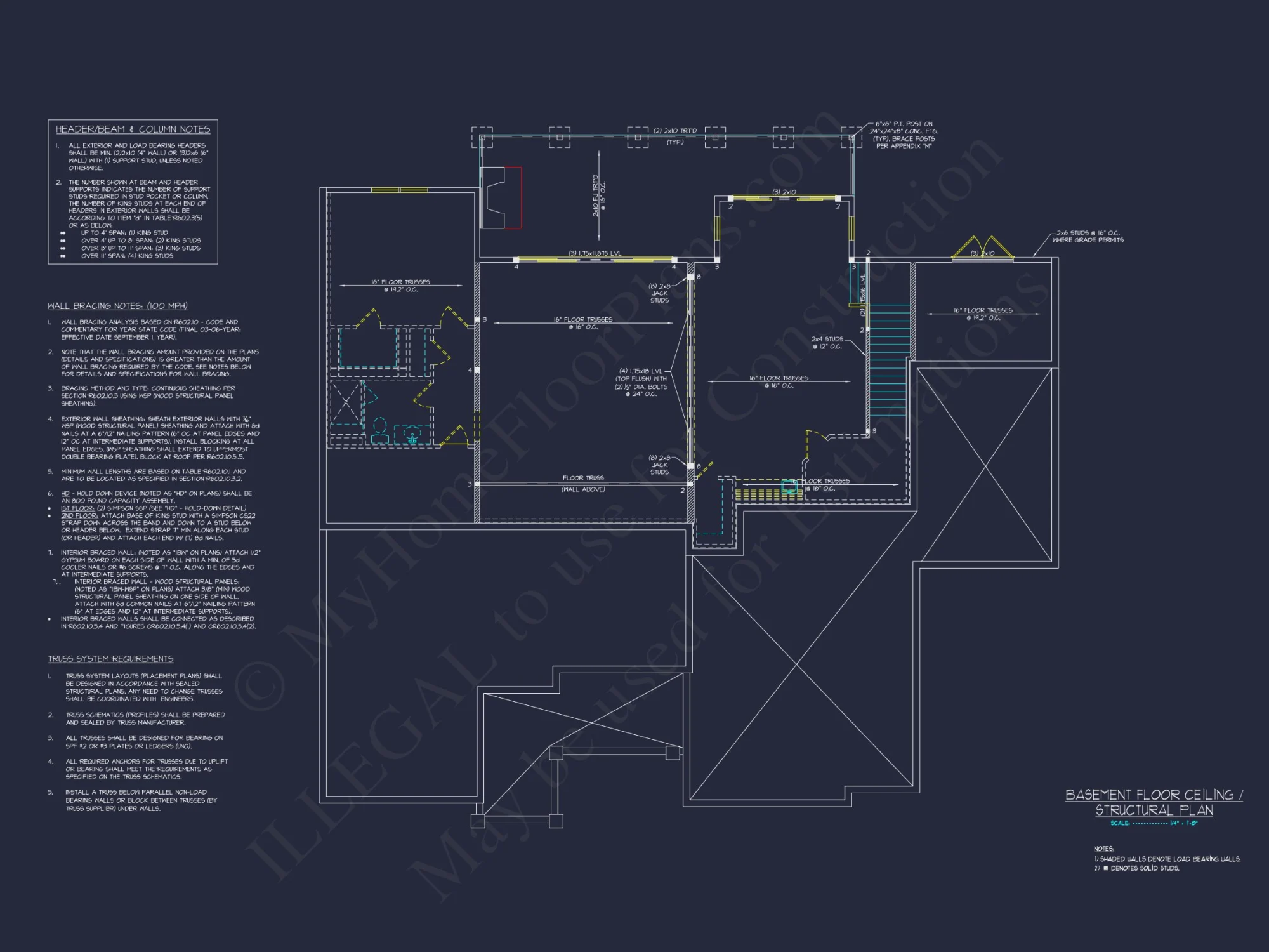 Custom house Plan Design with CAD Floor Plans & Blueprint