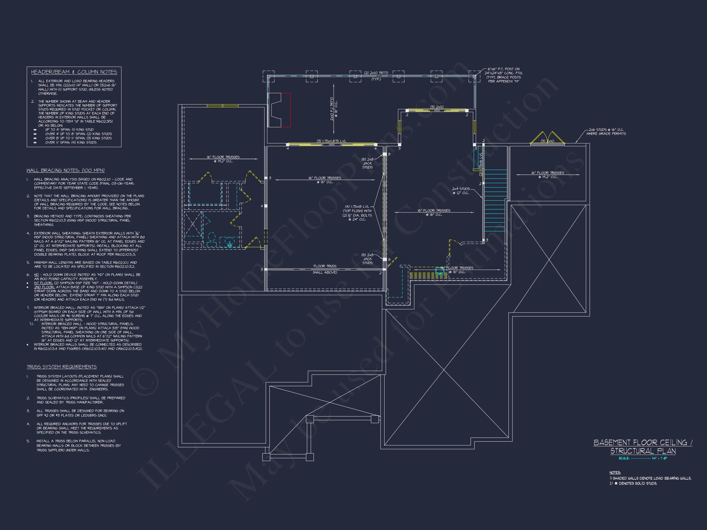 Custom house Plan Design with CAD Floor Plans & Blueprint