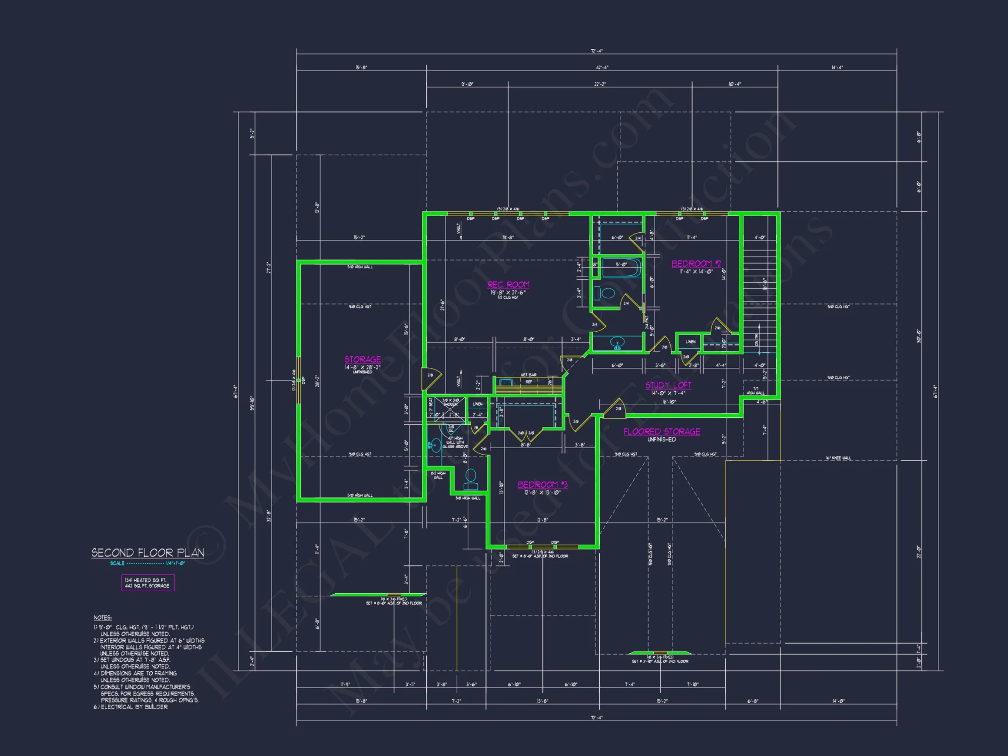 Custom house Plan Design with CAD Floor Plans & Blueprint