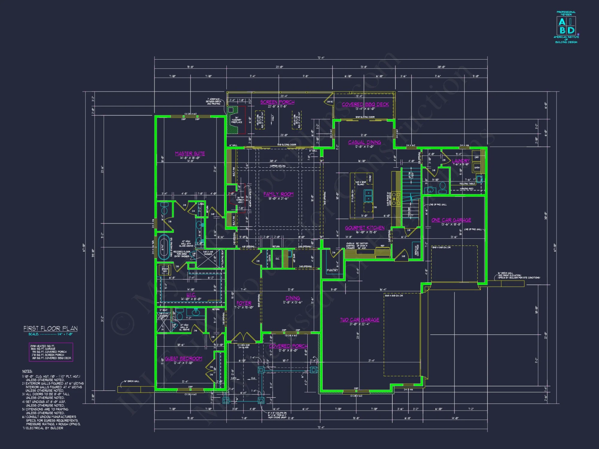 Custom house Plan Design with CAD Floor Plans & Blueprint