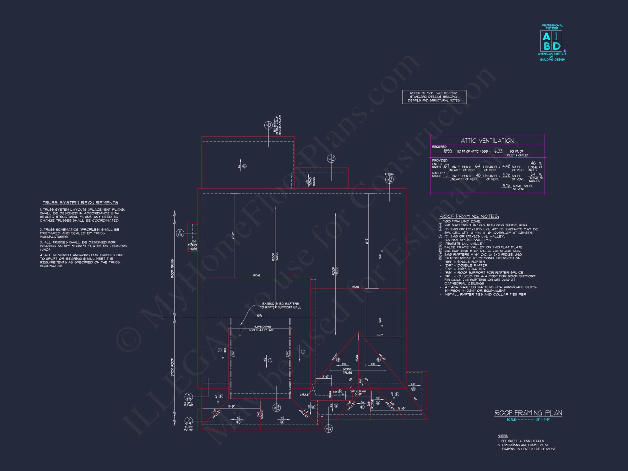 Elegant house Plan with 5 Bedrooms, CAD Designs & Blueprint