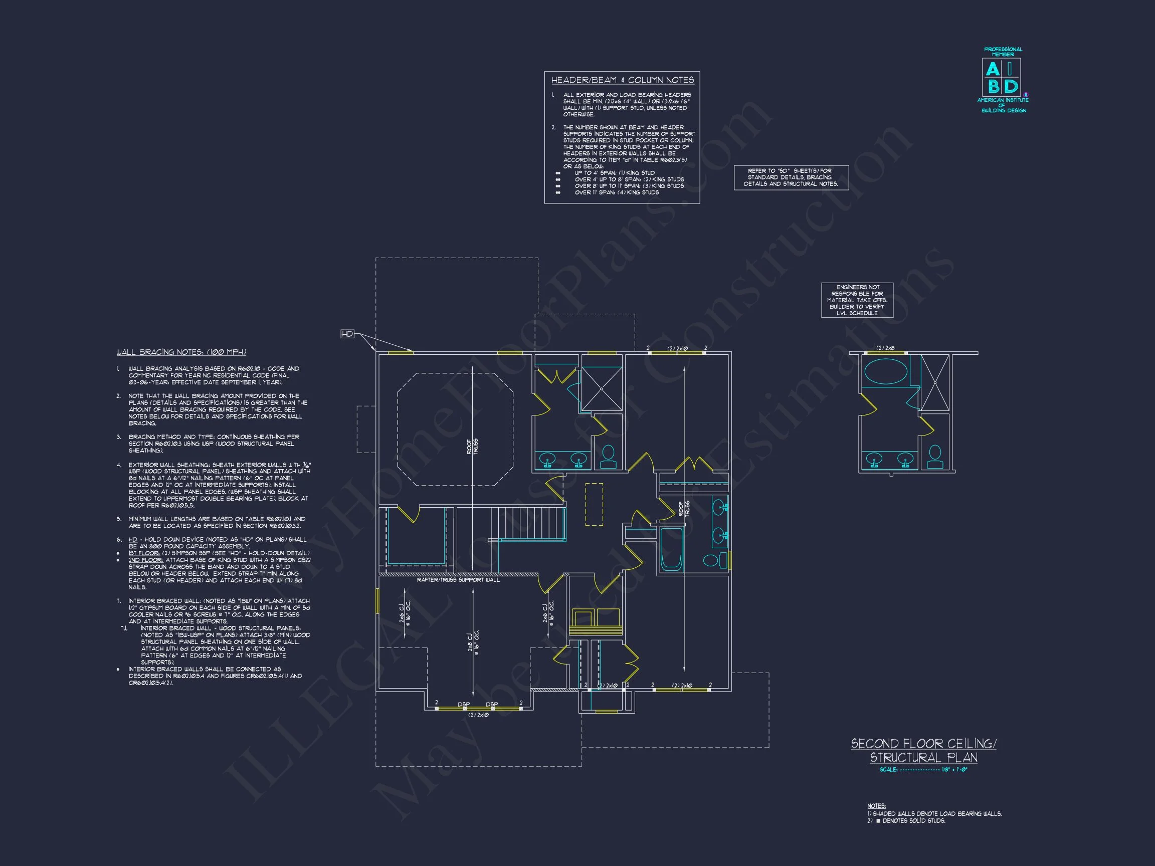 18-1884 HOUSE PLAN - Elegant House Plan with 5 Bedrooms, CAD Designs & Blueprint 41 Elegant house Plan with 5 Bedrooms, CAD Designs & Blueprint