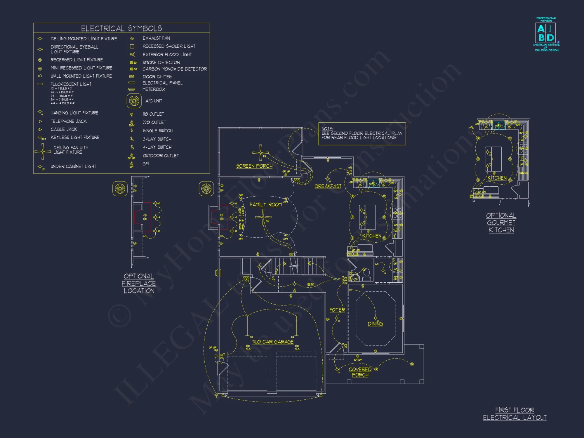 Elegant house Plan with 5 Bedrooms, CAD Designs & Blueprint