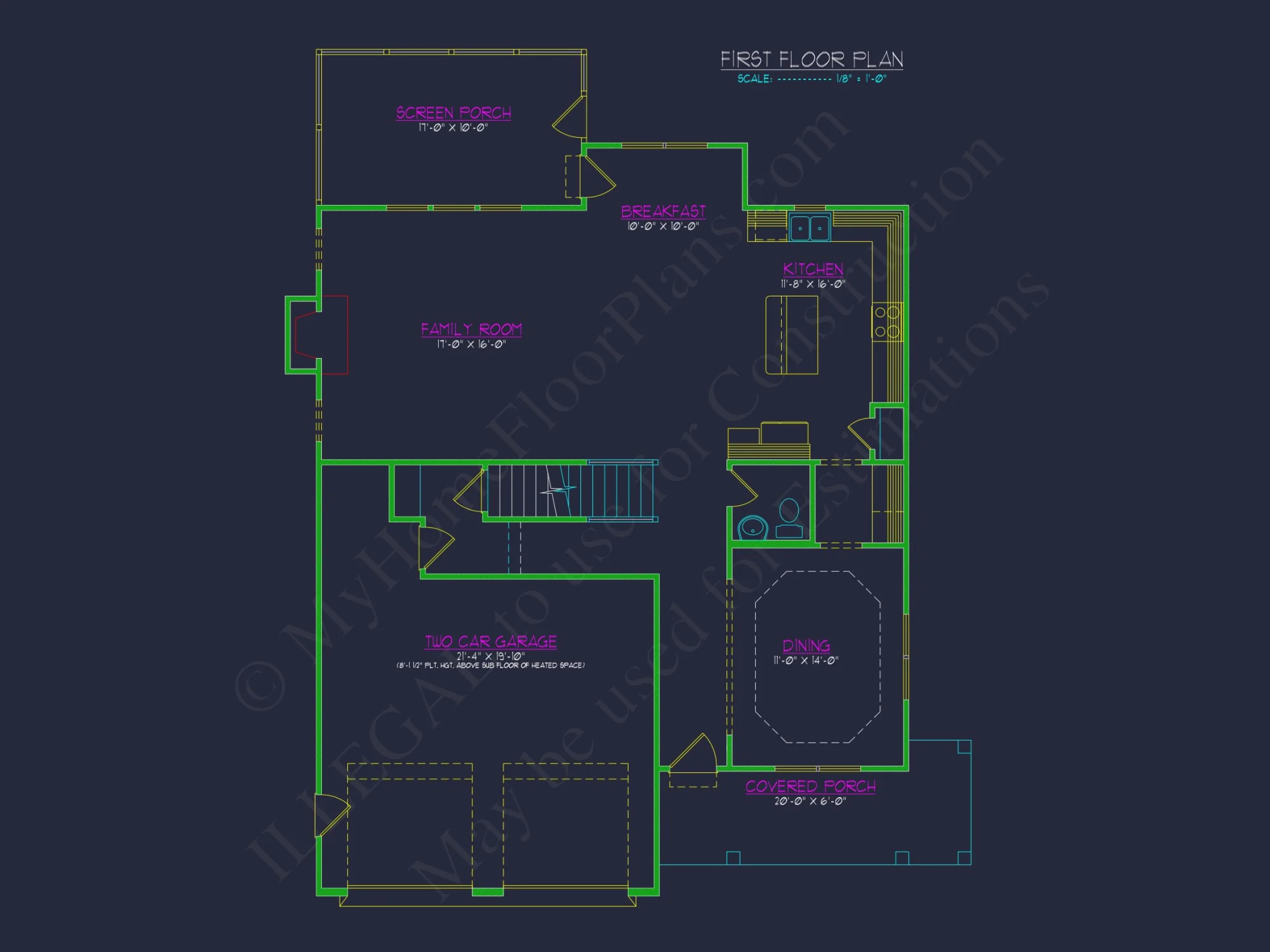 Elegant house Plan with 5 Bedrooms, CAD Designs & Blueprint