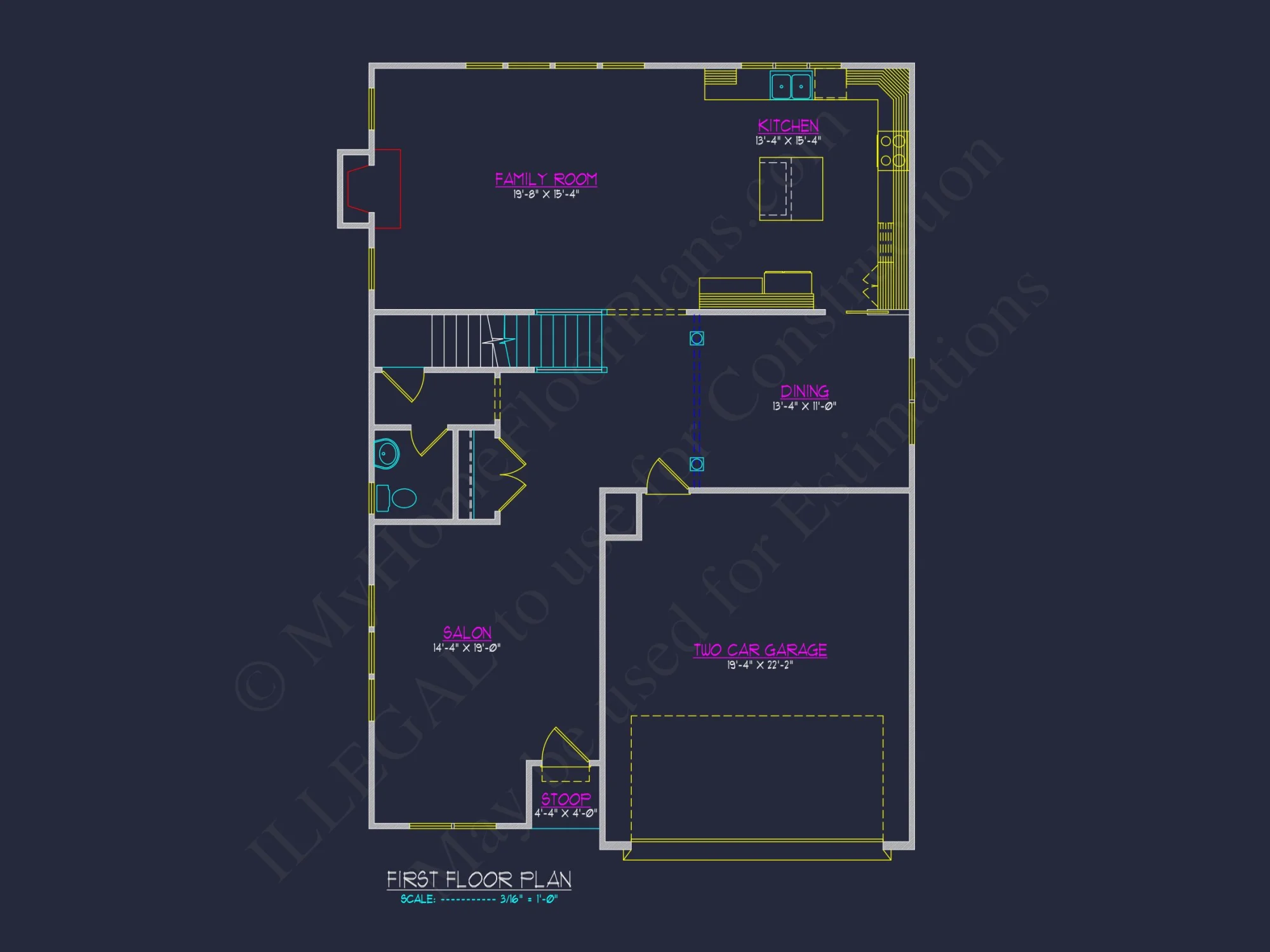 Beautiful Modern house CAD Design with Versatile Floor Plans