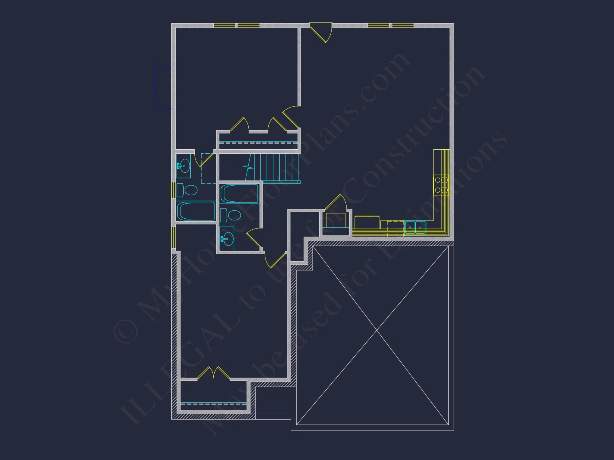 Beautiful Modern house CAD Design with Versatile Floor Plans