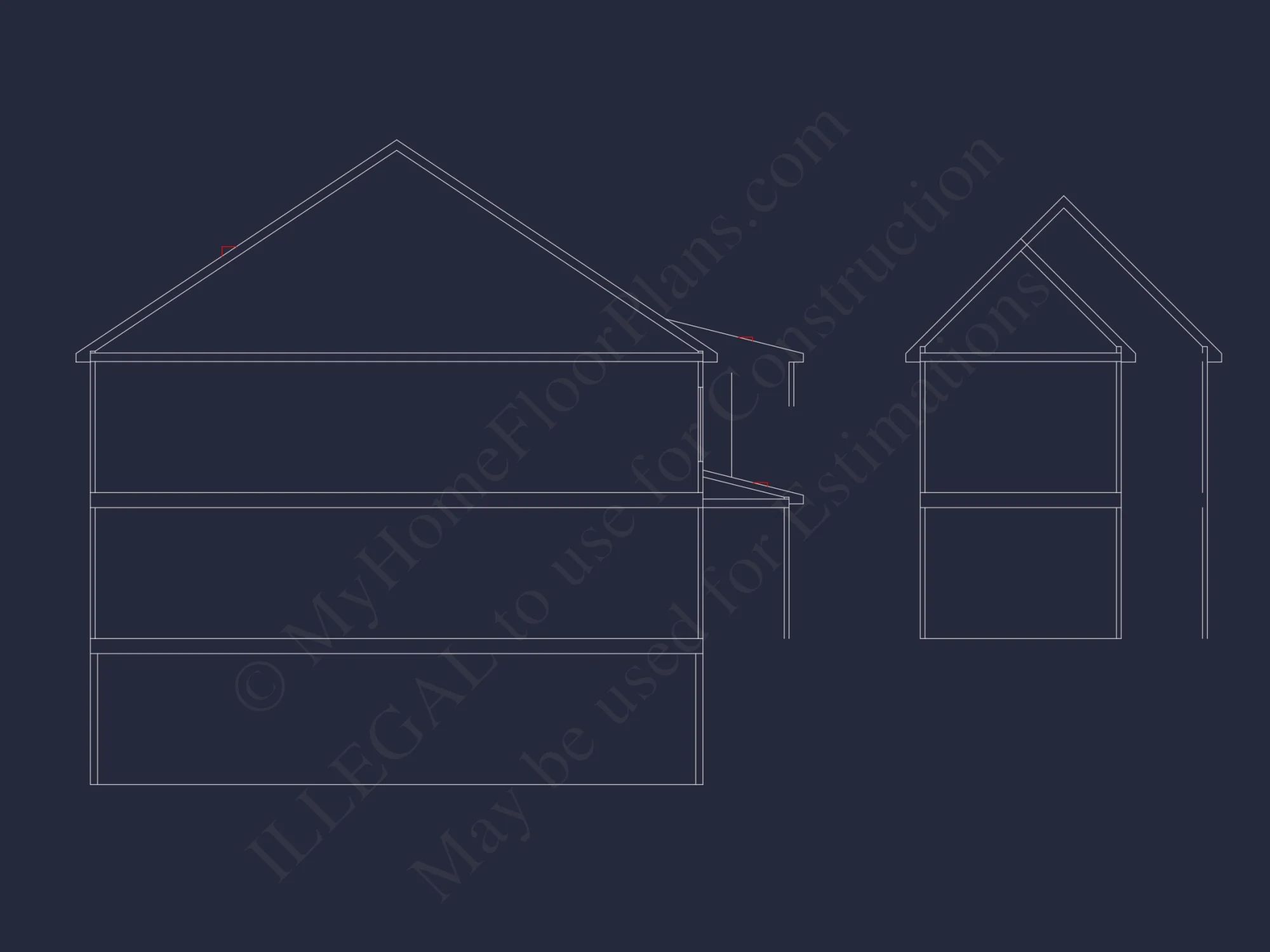 Beautiful Modern house CAD Design with Versatile Floor Plans