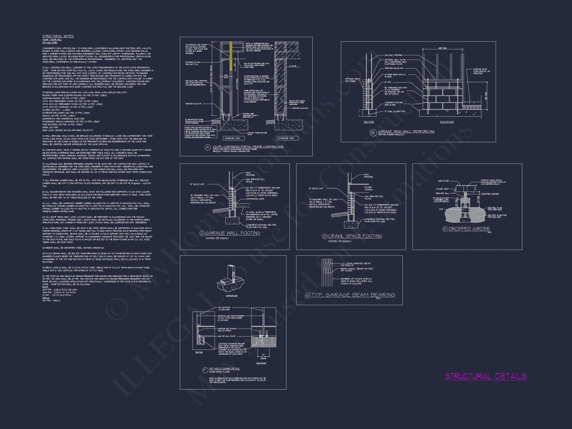 Modern Craftsman house Floor Plan with CAD Designs & Blueprints
