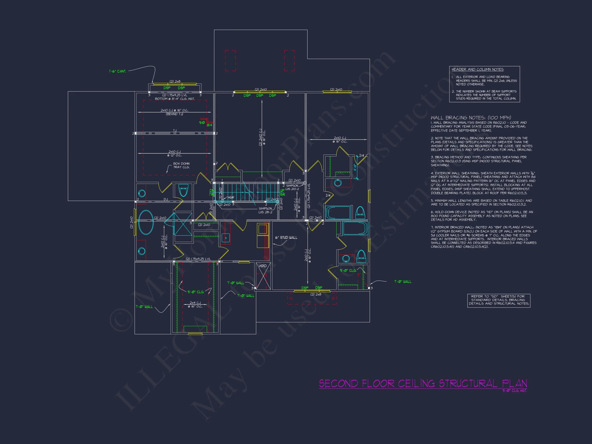 18-1636 HOUSE PLAN - Craftsman Home Plan - 4-Bed, 3-Bath, 2,750 SF 42 Modern Craftsman house Floor Plan with CAD Designs & Blueprints