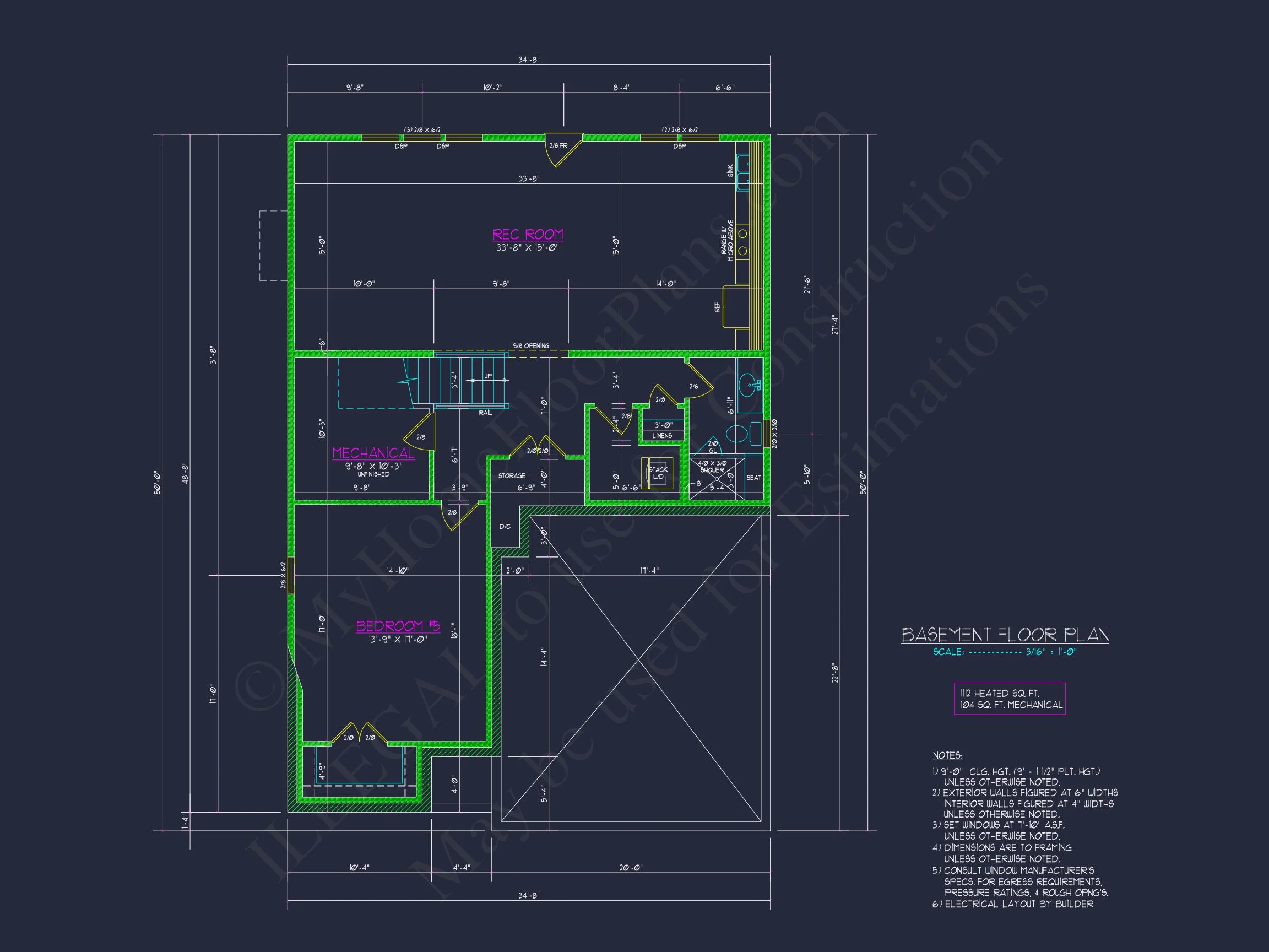 18-1595 HOUSE PLAN - Traditional Craftsman Home Plan - 4-Bed, 3-Bath, 2,850 SF 9 Spacious house Designs with Floor Plan CAD for Modern Living