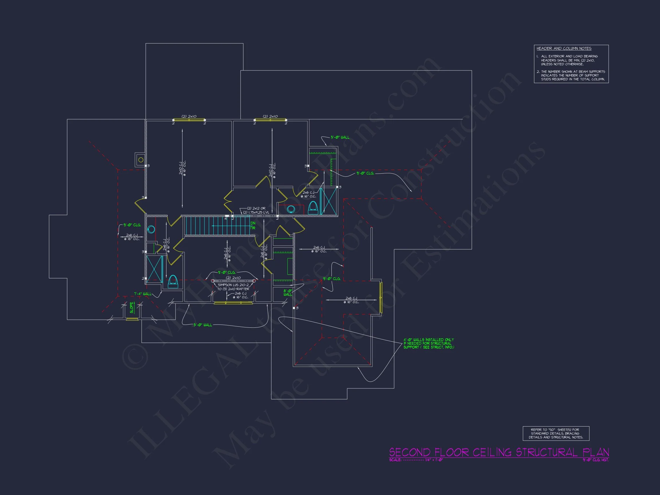 18-1588 HOUSE PLAN - Craftsman Home Plan - 4-Bed, 3.5-Bath, 3,231 SF 39 Craftsman house Plan with Detailed Floor Blueprint Designs