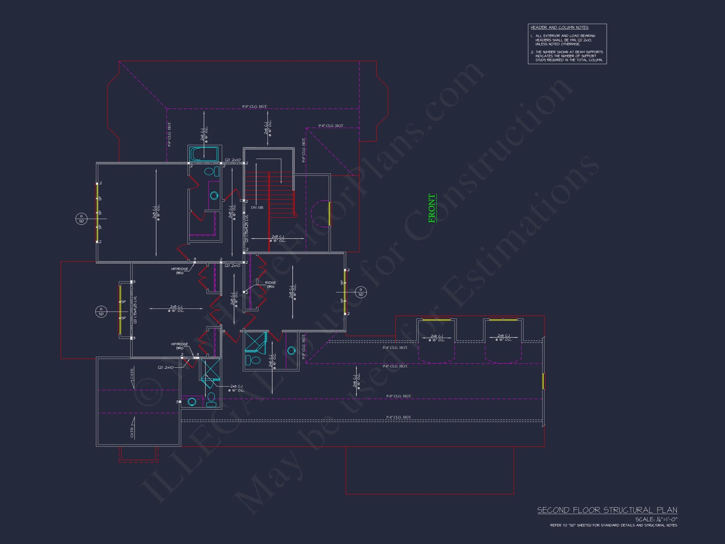 Architectural Blueprint CAD
