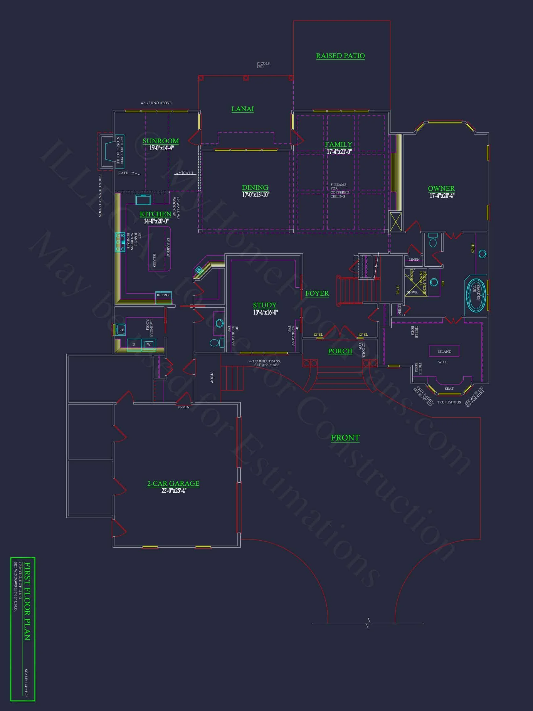 Architectural Blueprint CAD