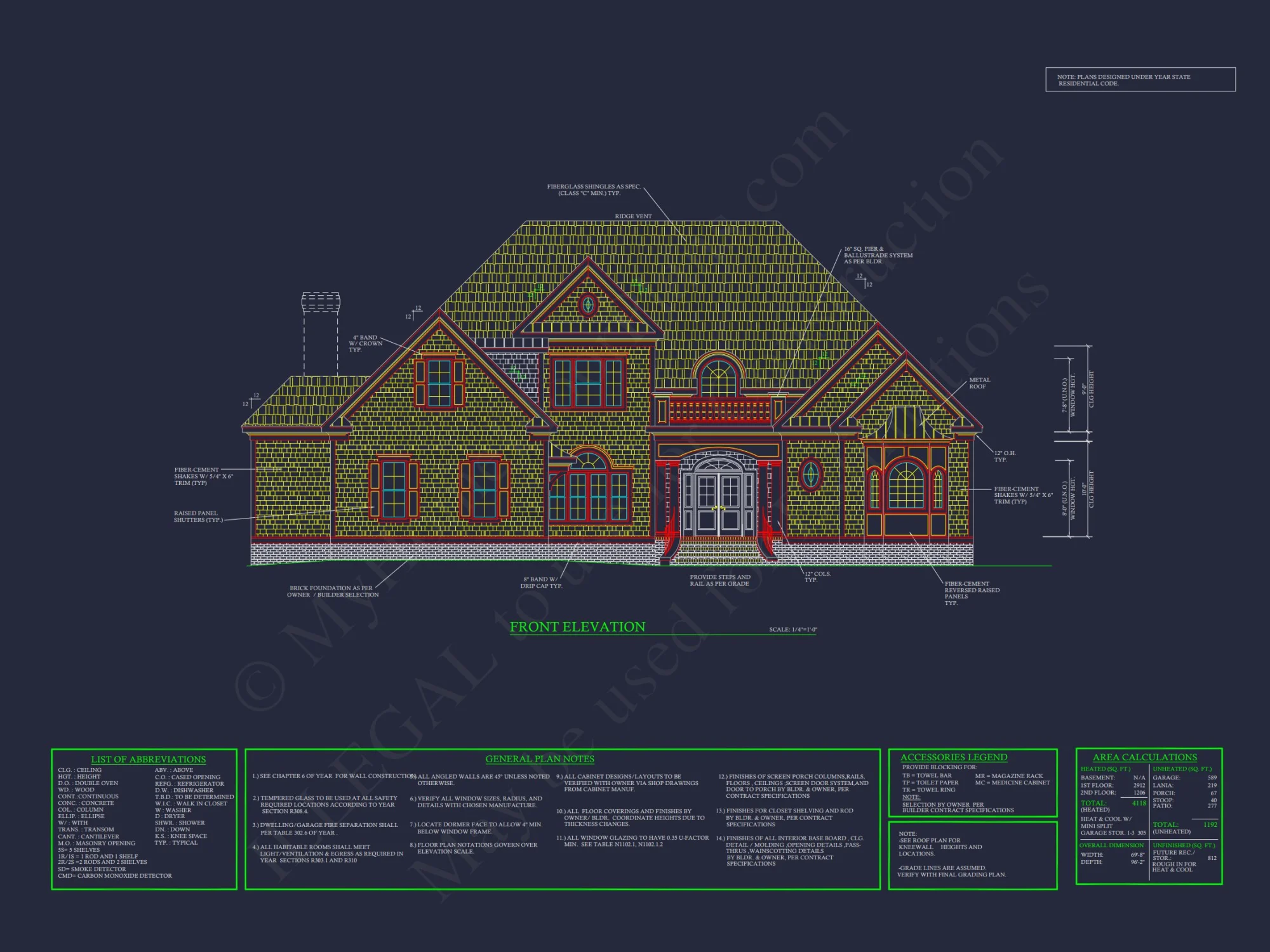 Architectural Blueprint CAD
