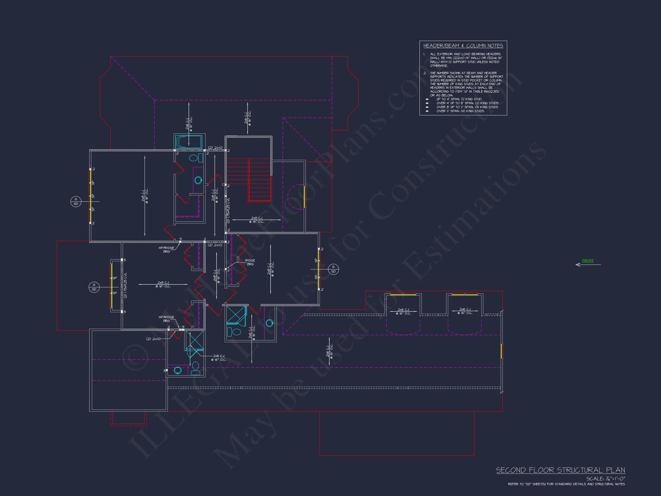 Elegant house Floor Plan with CAD Architecture Designs