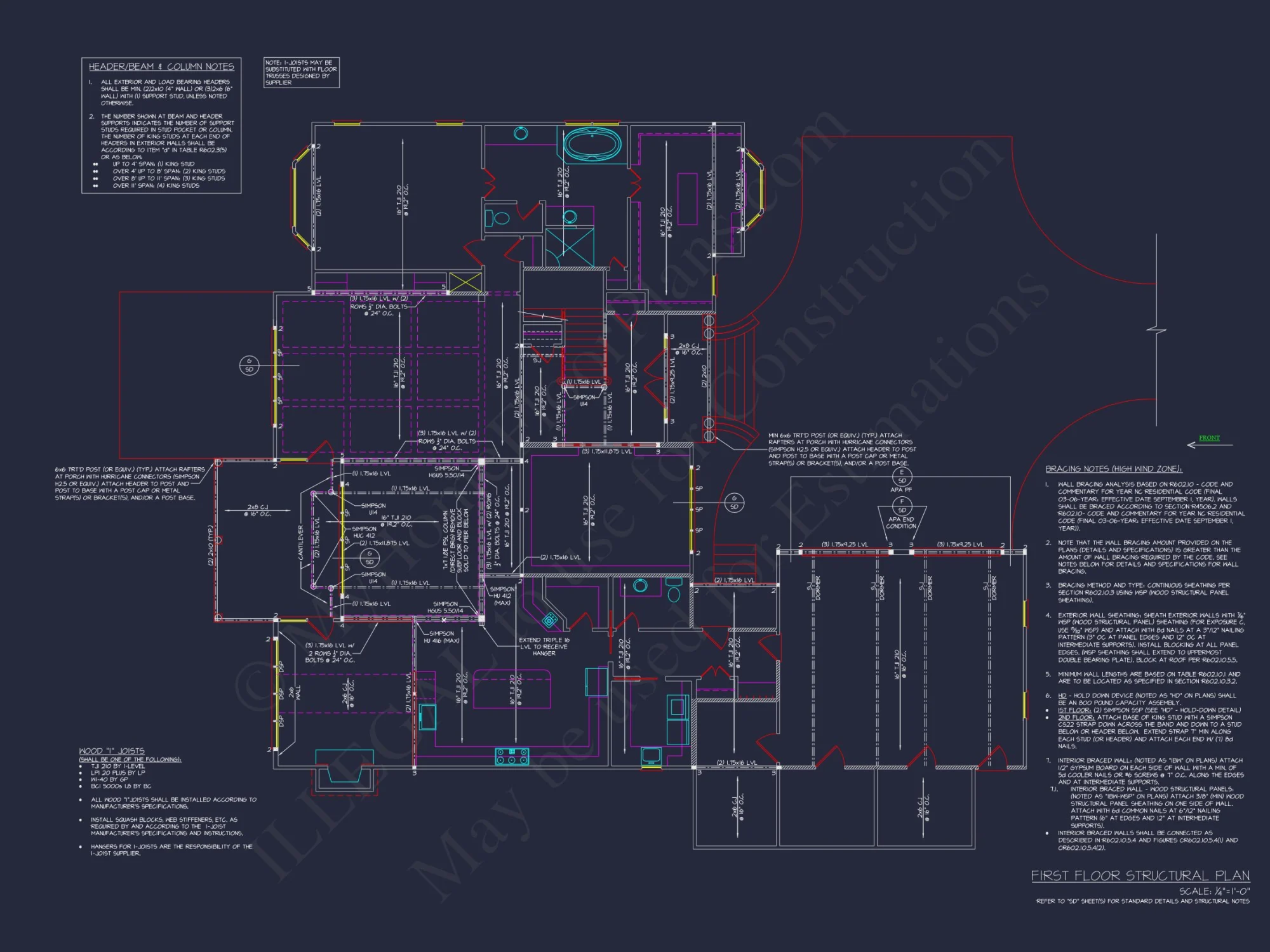 Elegant house Floor Plan with CAD Architecture Designs