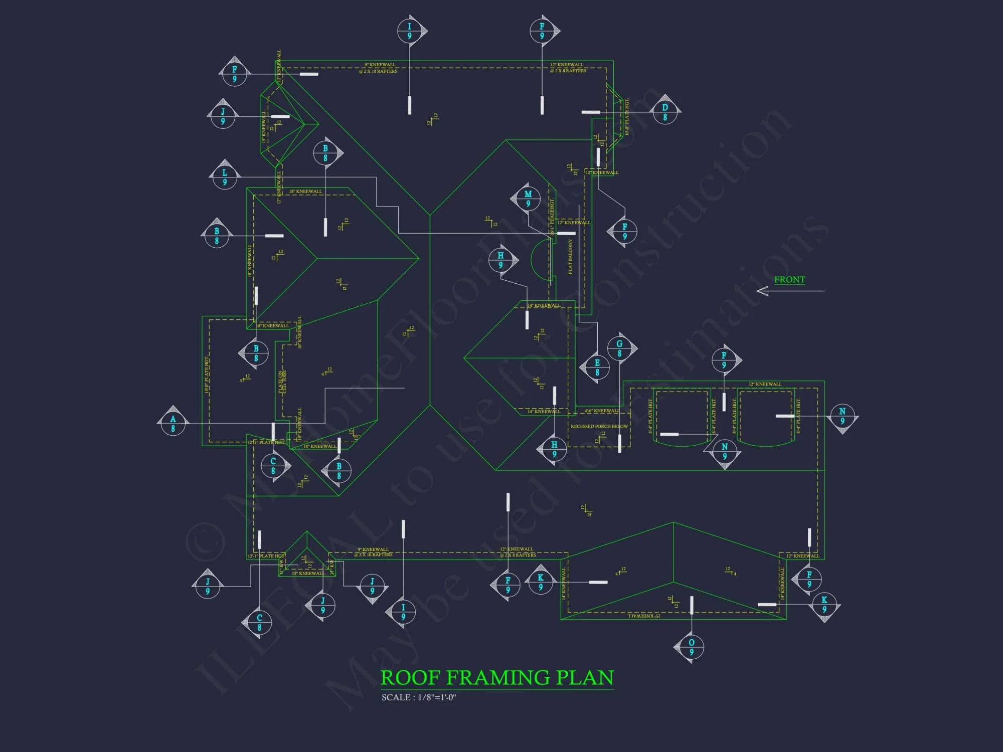 Elegant house Floor Plan with CAD Architecture Designs