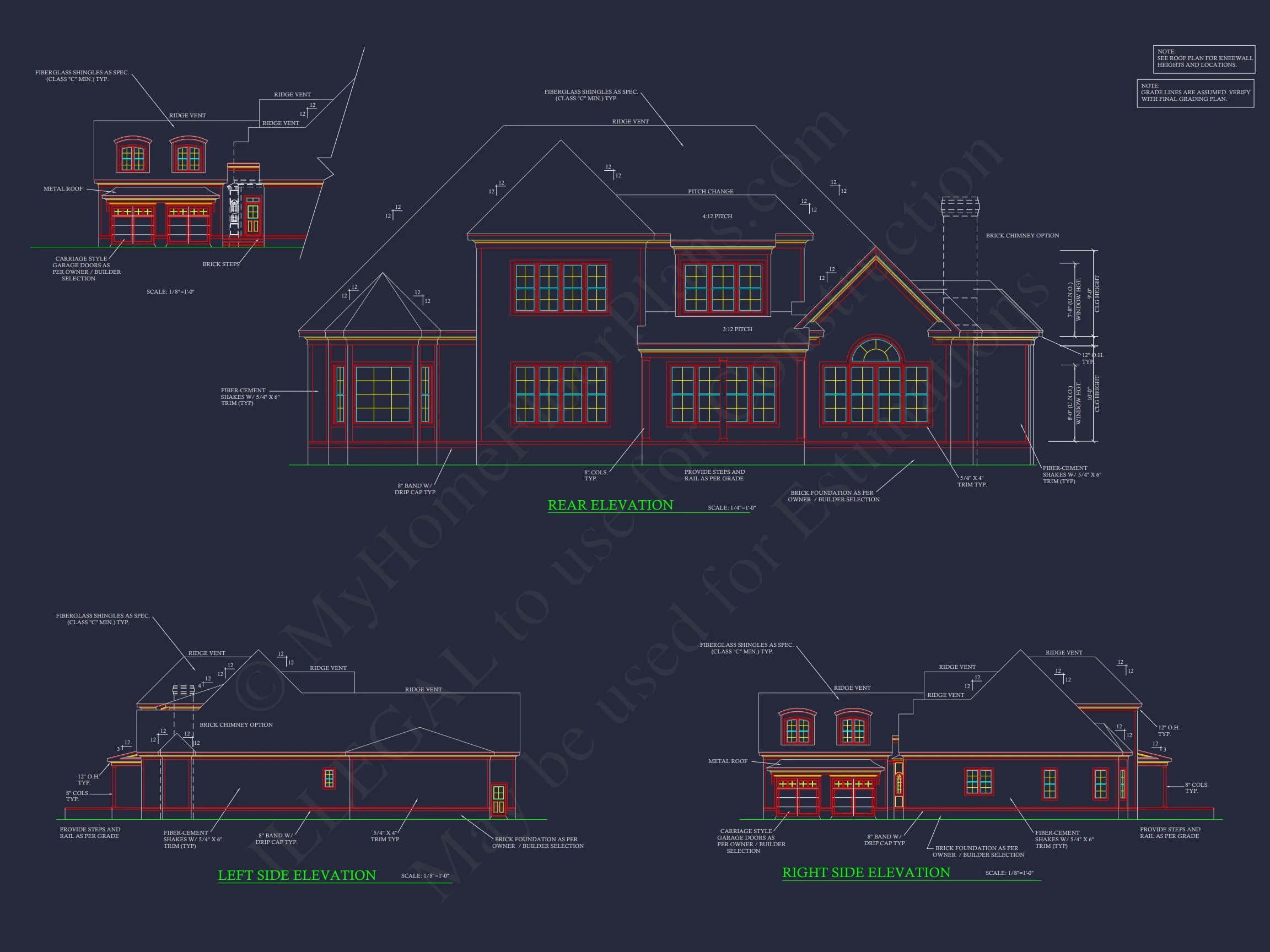 Elegant house Floor Plan with CAD Architecture Designs