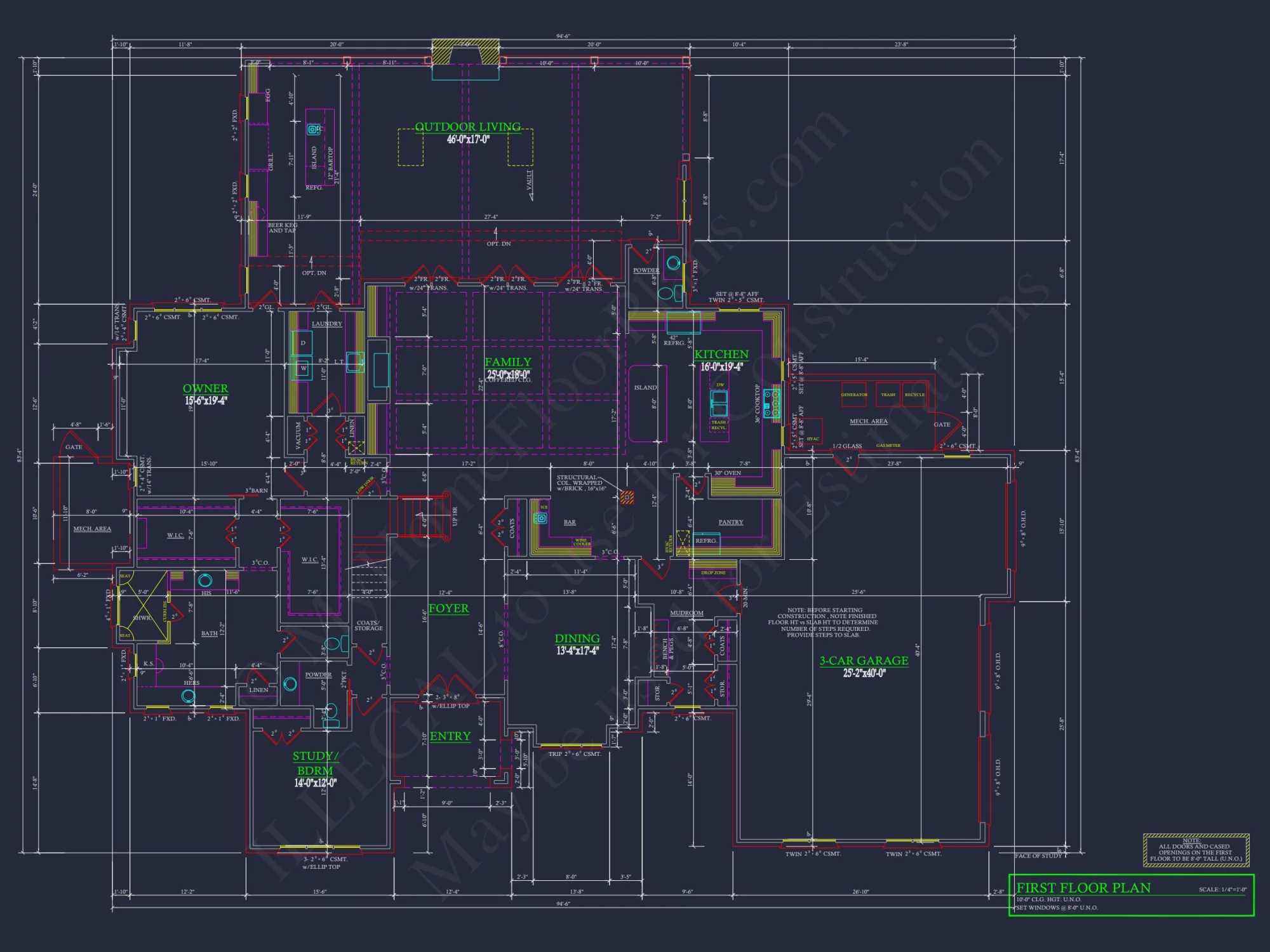 Elegant house Plan with Detailed Architecture and Floor Designs