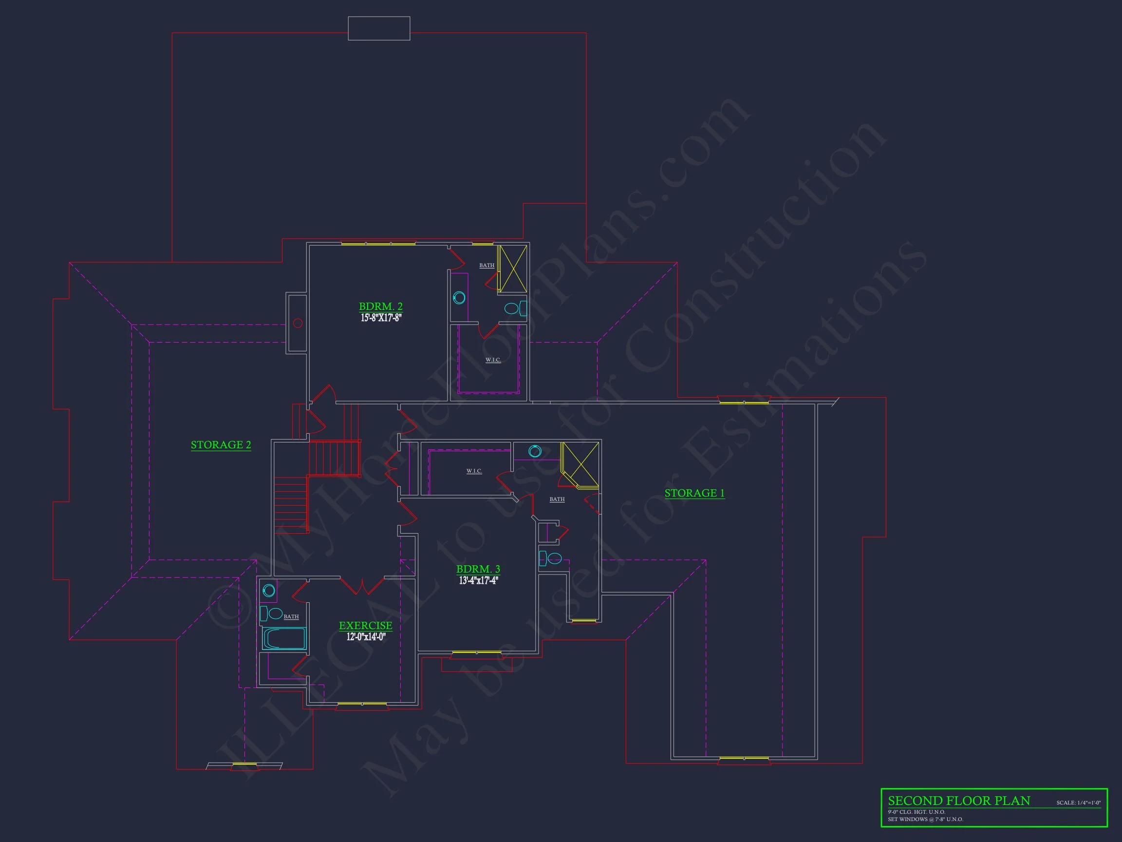Elegant house Plan with Detailed Architecture and Floor Designs
