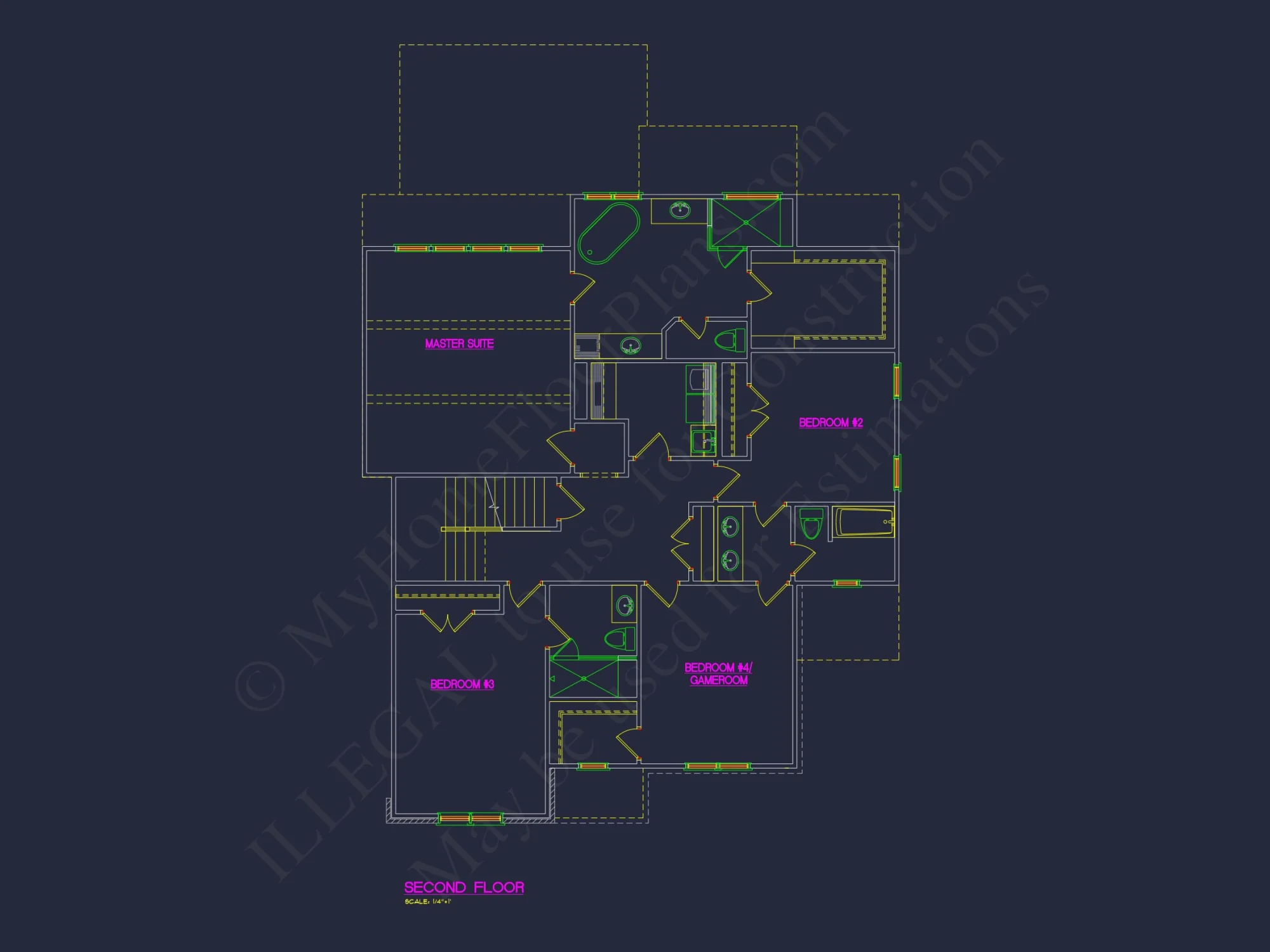Custom house Plan with 3 Floors, CAD Blueprint, and Designs