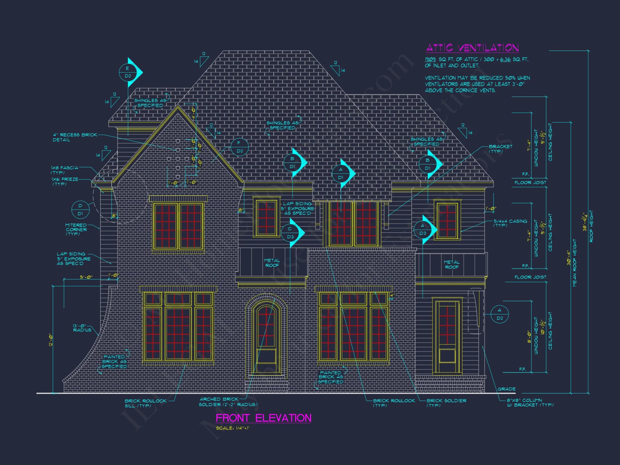 Custom house Plan with 3 Floors, CAD Blueprint, and Designs