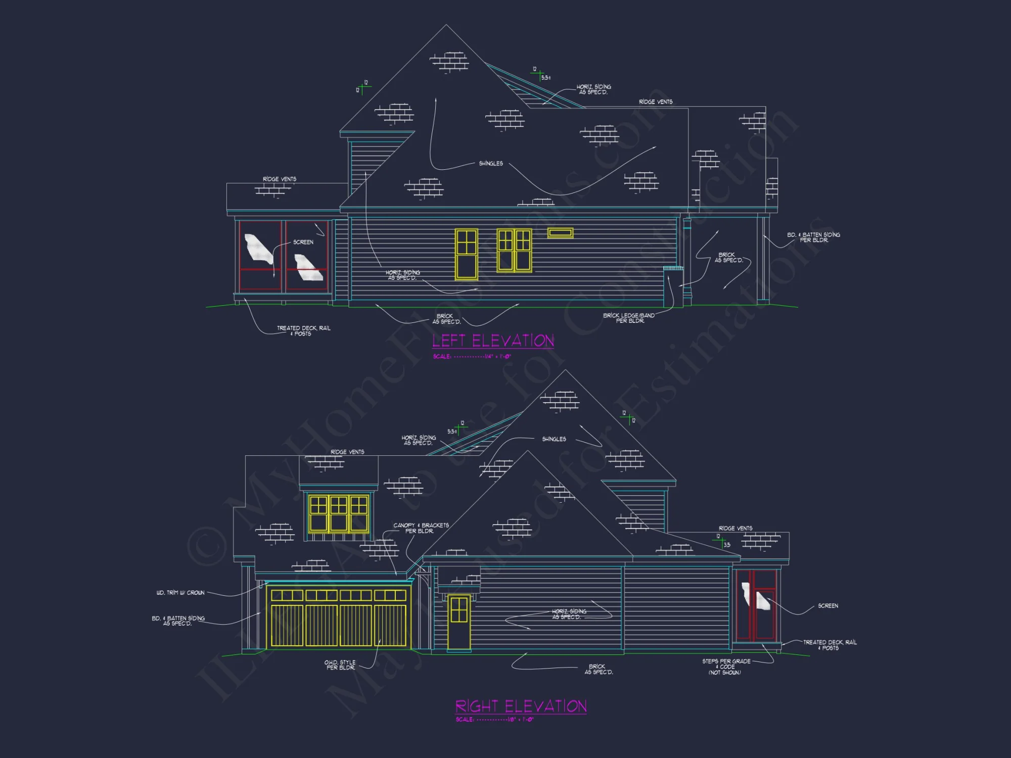 Modern Craftsman house Plan with Open Floor Designs