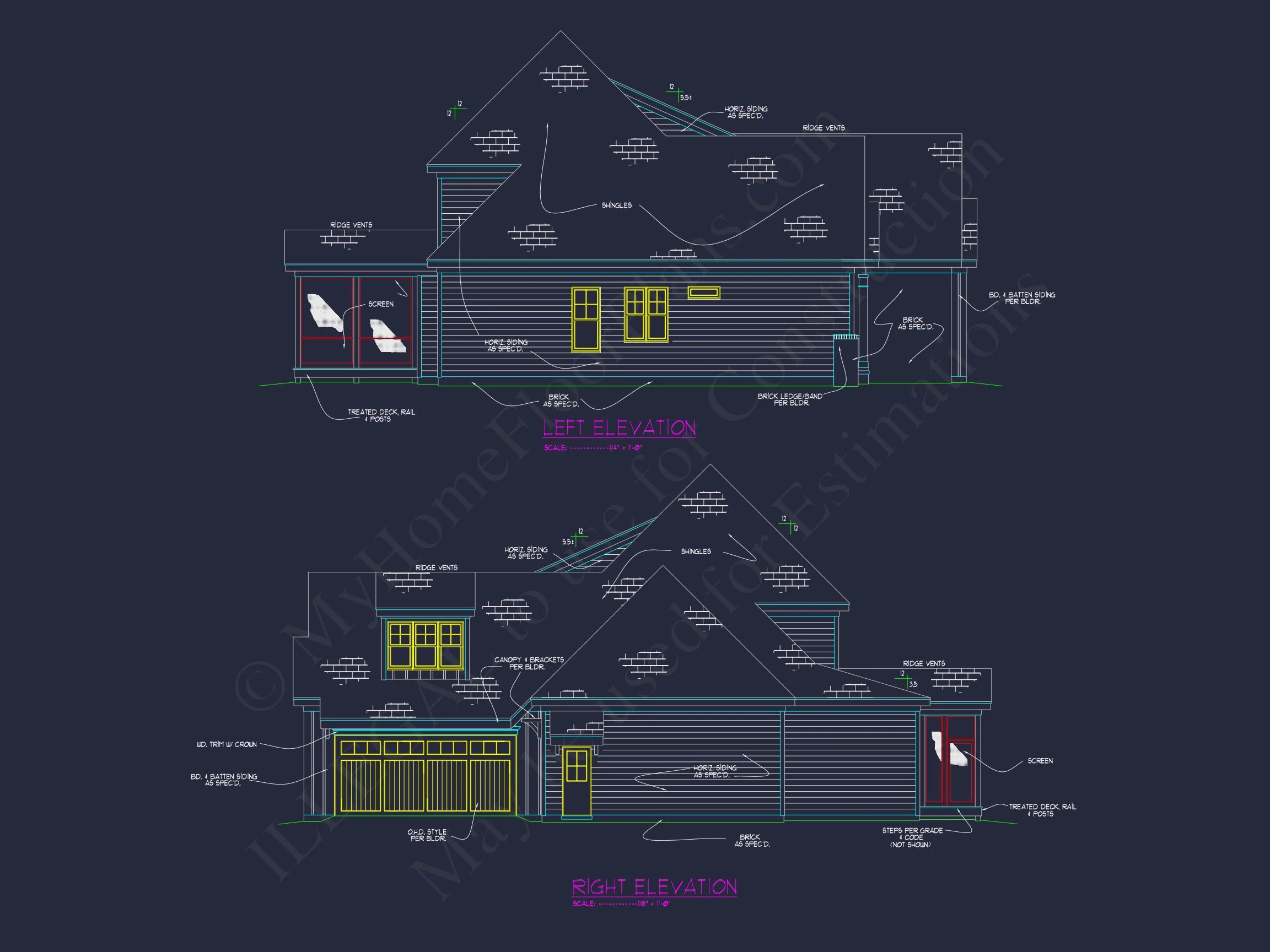 Modern Craftsman house Plan with Open Floor Designs