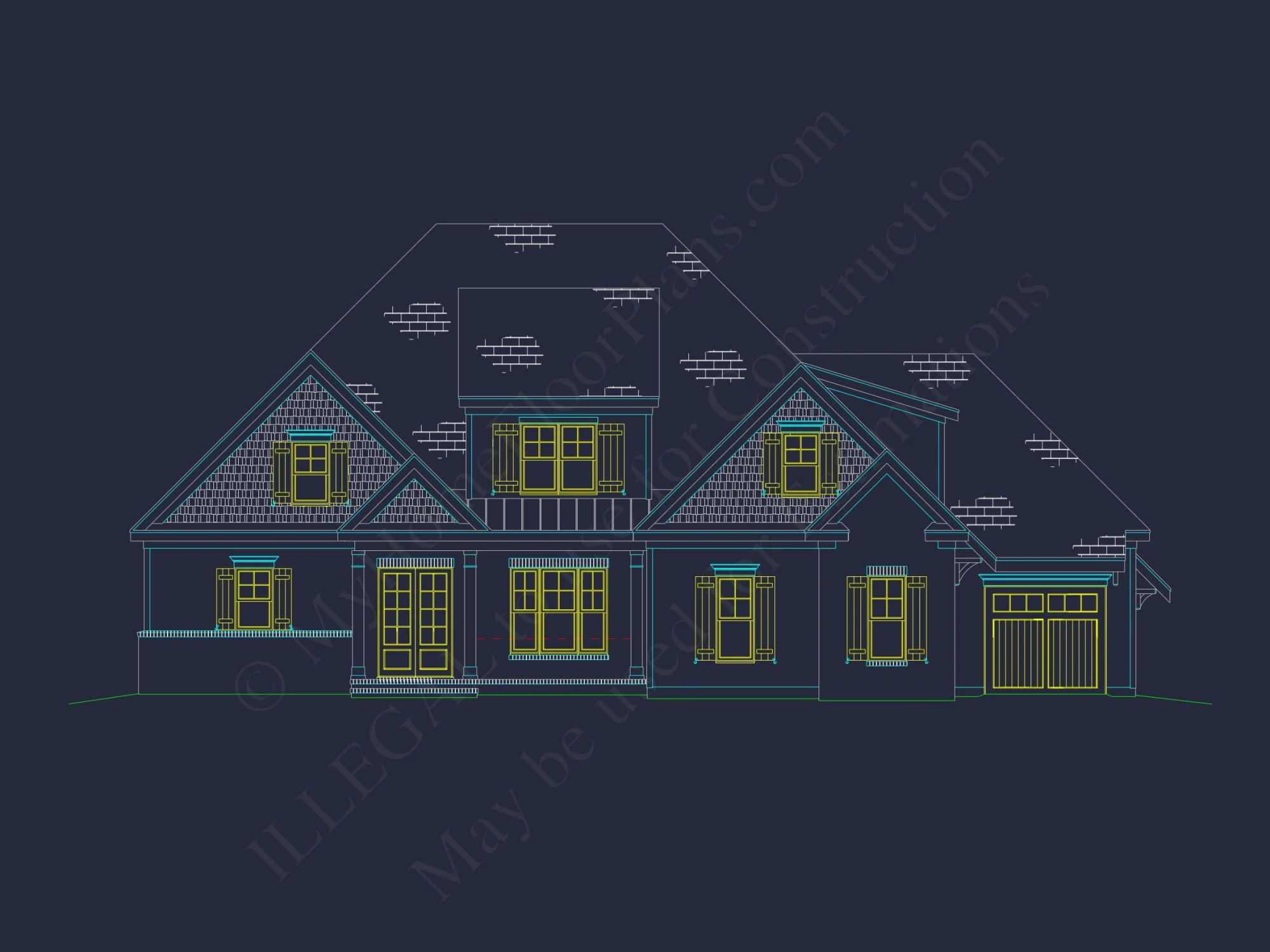 Modern Craftsman house Plan with Open Floor Designs