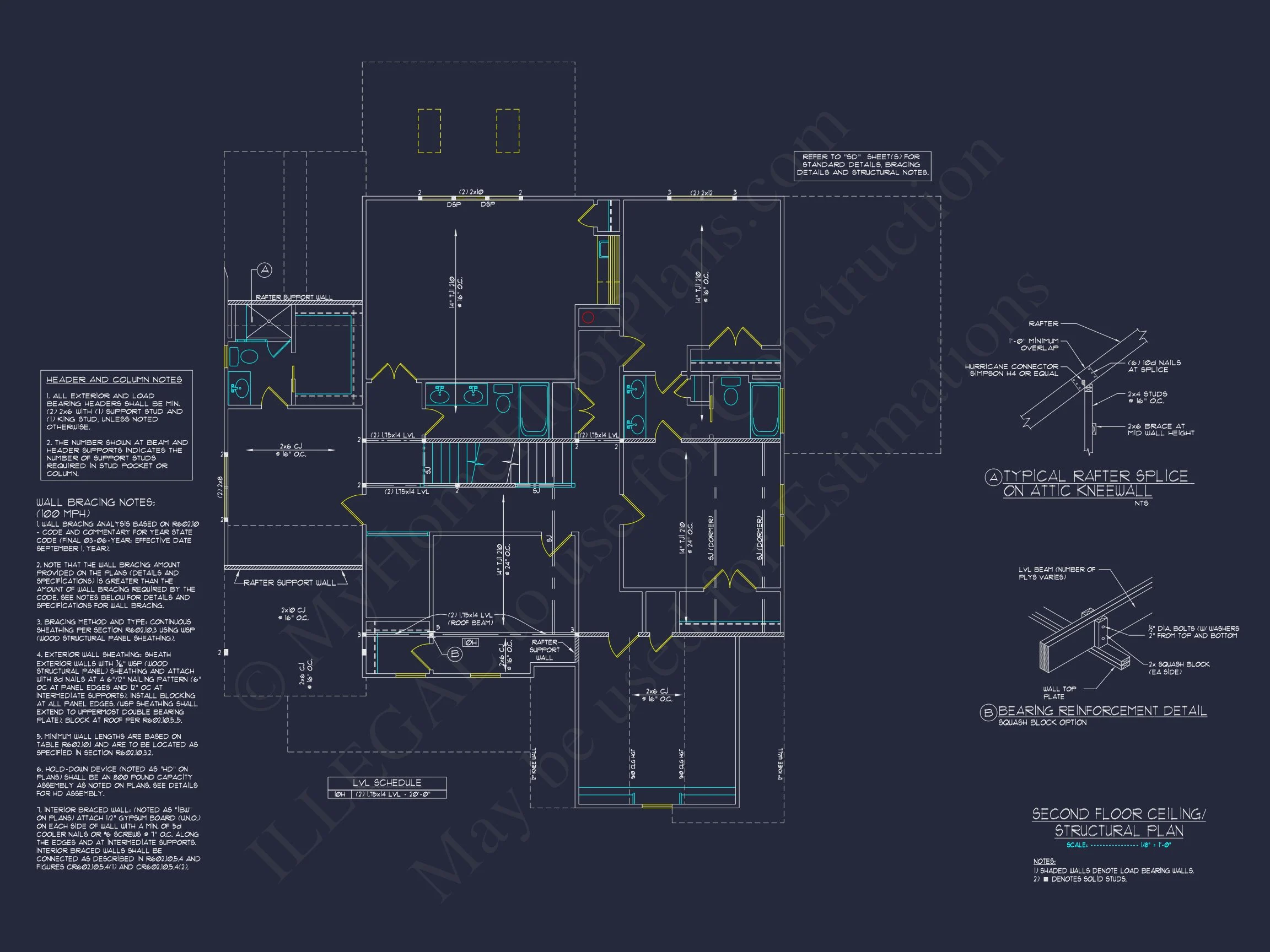Custom house Plan with 3 Floors, CAD Blueprint & Features
