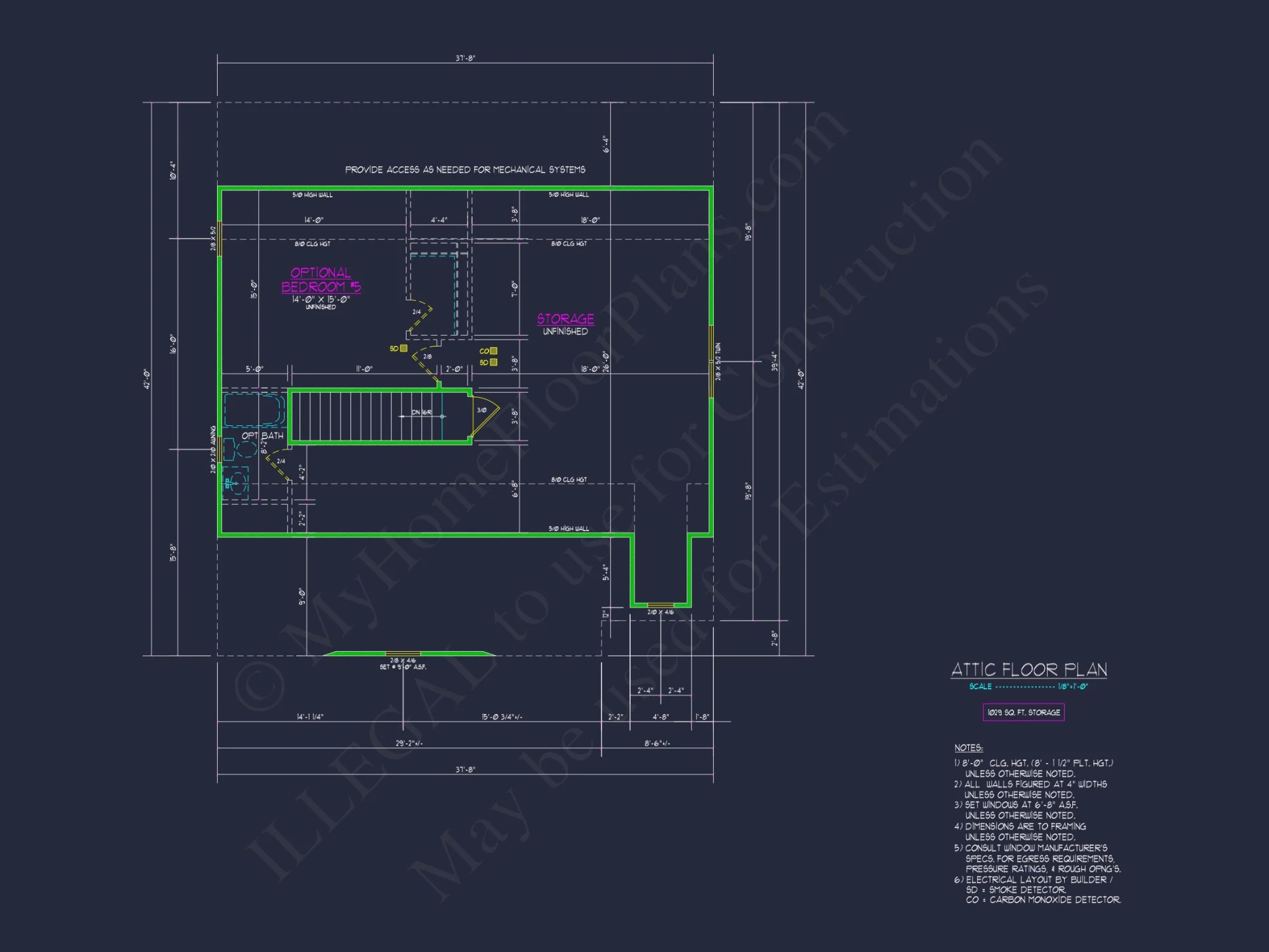 Custom house Plan with 3 Floors, CAD Blueprint & Features