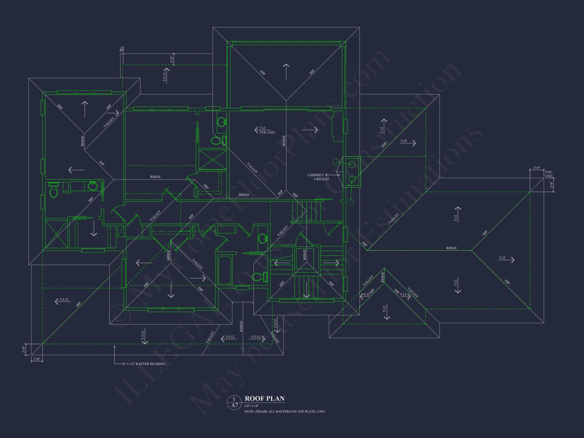 Modern Craftsman house Plan: 2-Story CAD Design with 4 Bedrooms