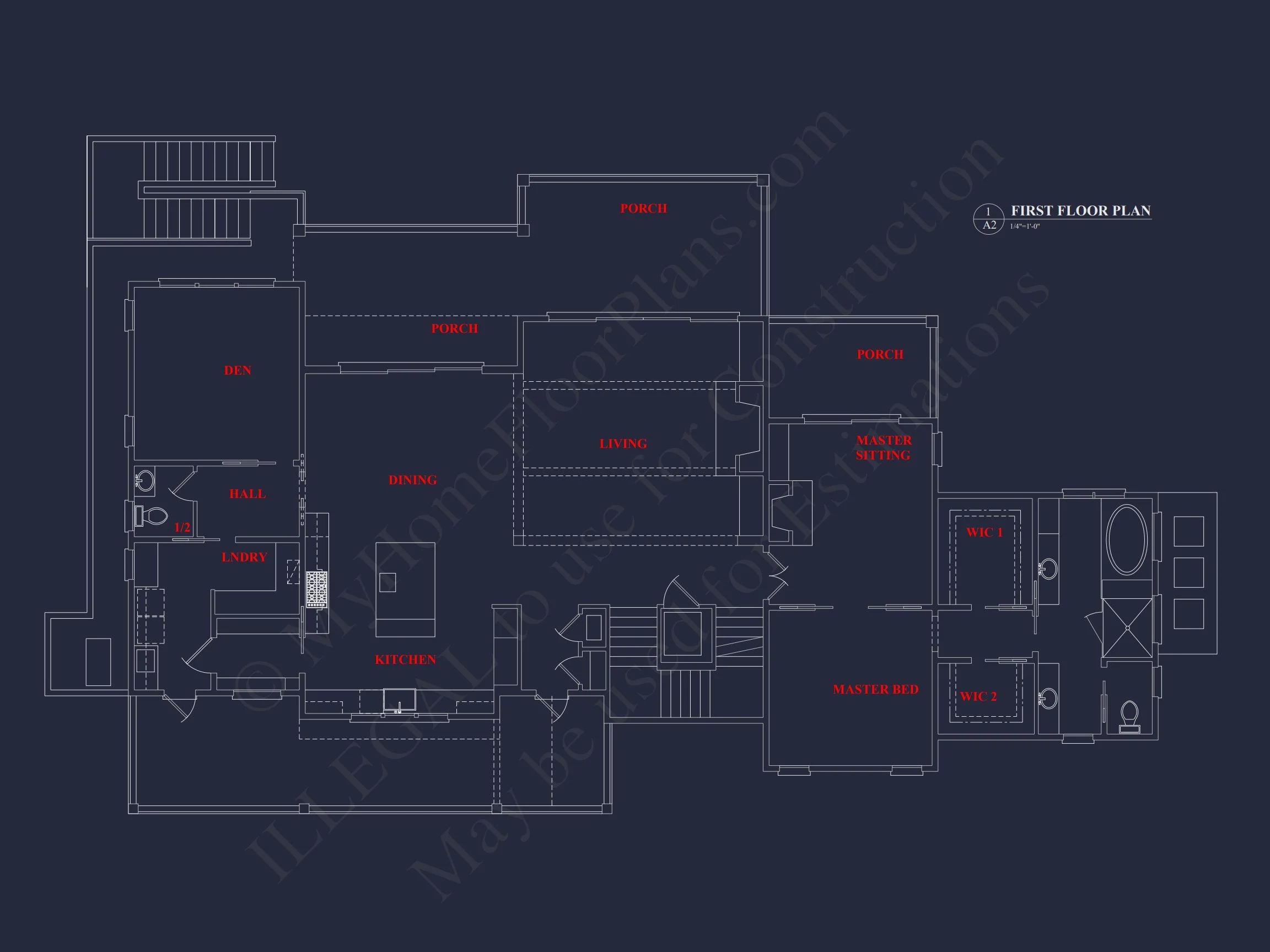Modern Craftsman house Plan: 2-Story CAD Design with 4 Bedrooms