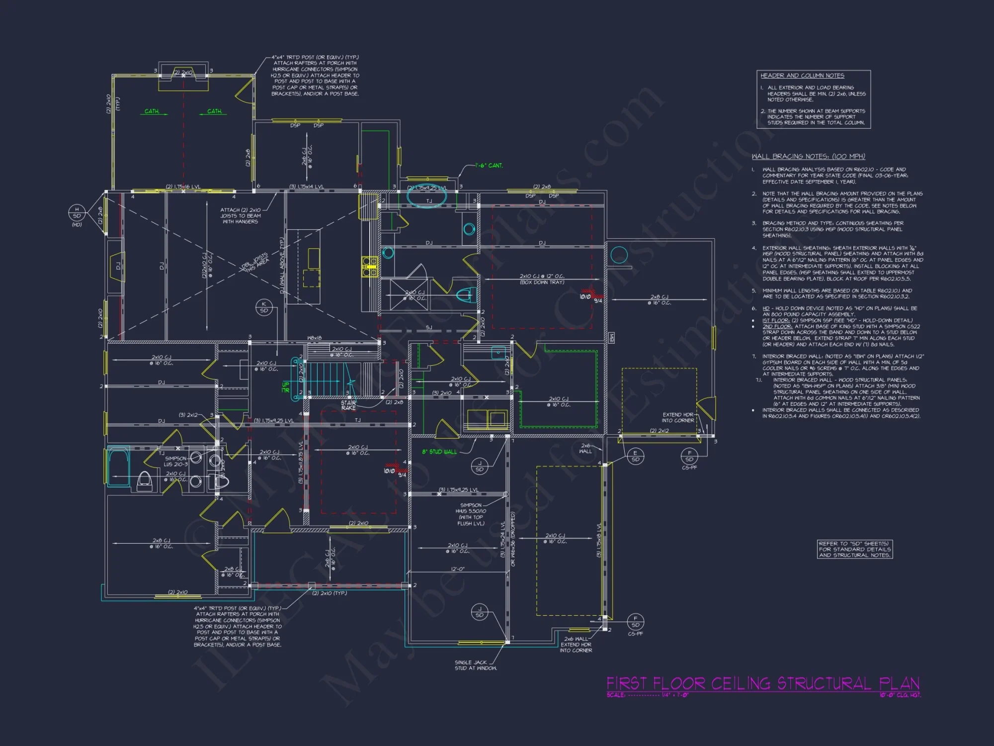 Spacious 5-Bedroom house Plan with Blueprint CAD Designs