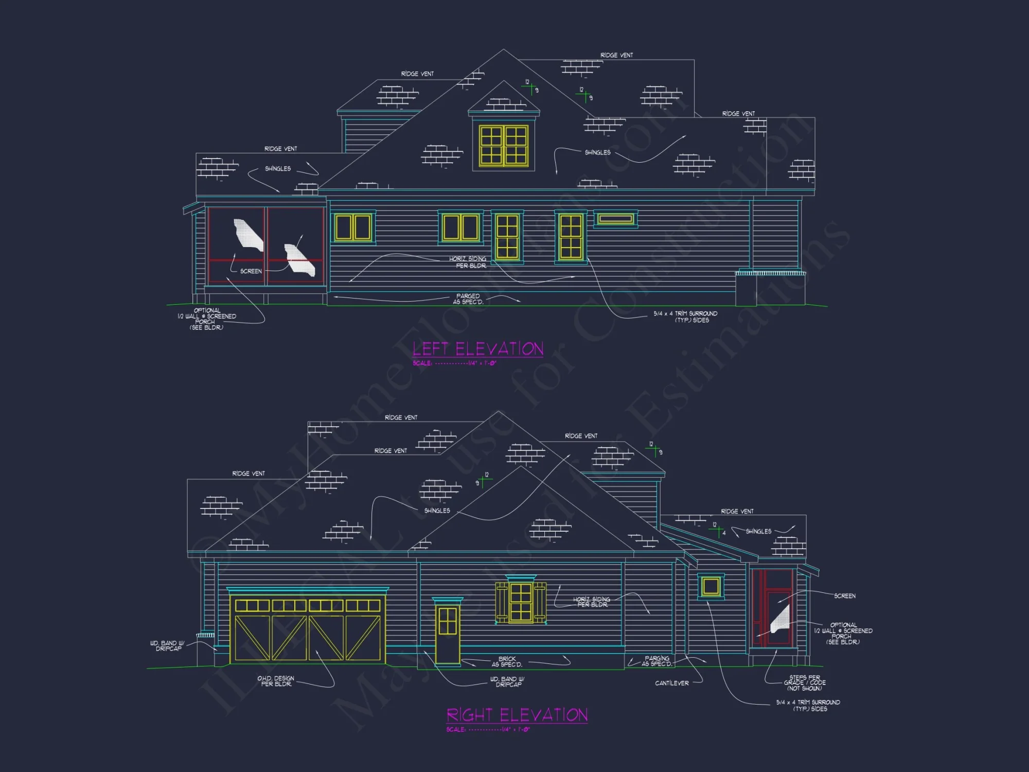 Spacious 5-Bedroom house Plan with Blueprint CAD Designs