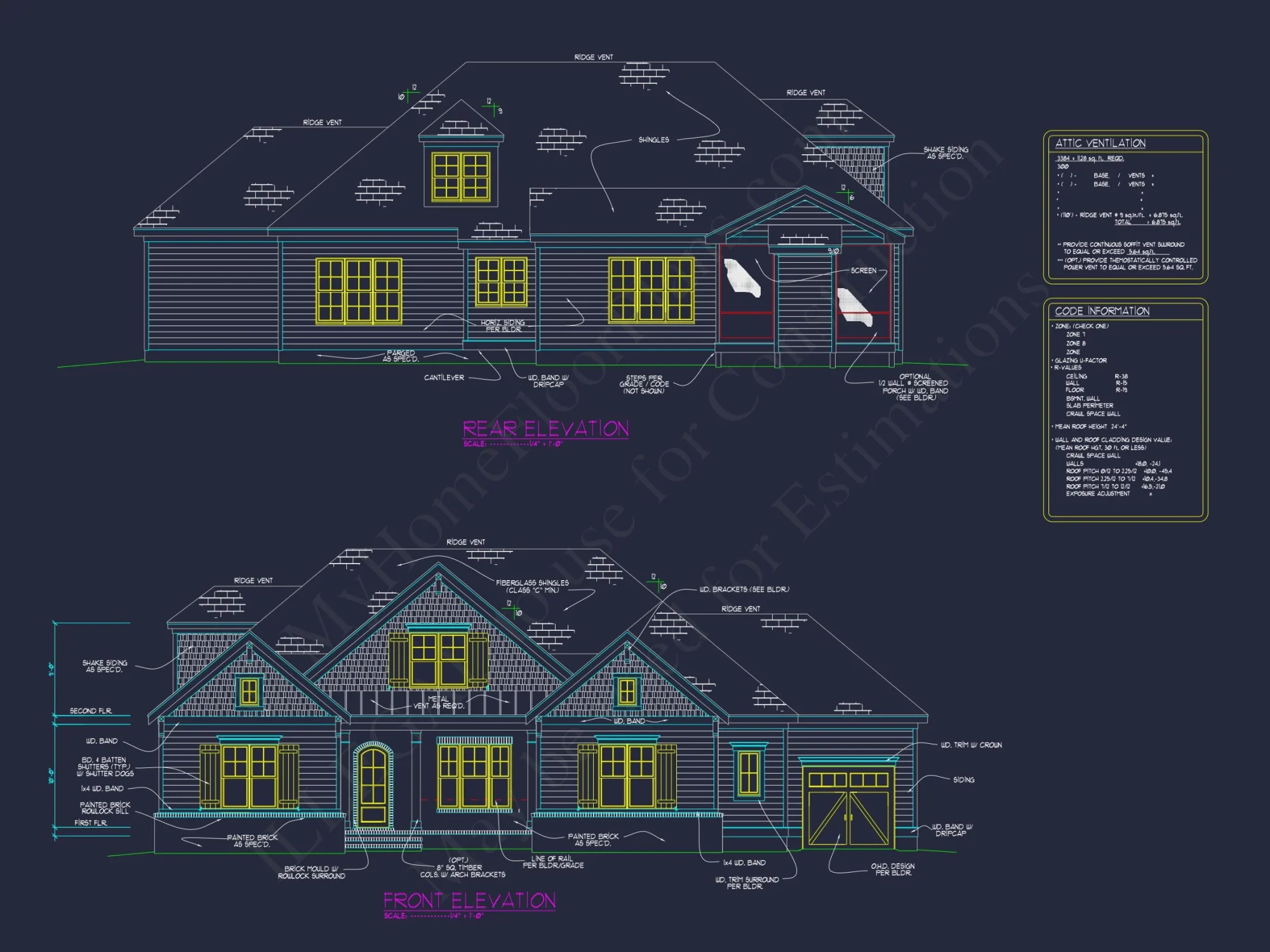Spacious 5-Bedroom house Plan with Blueprint CAD Designs