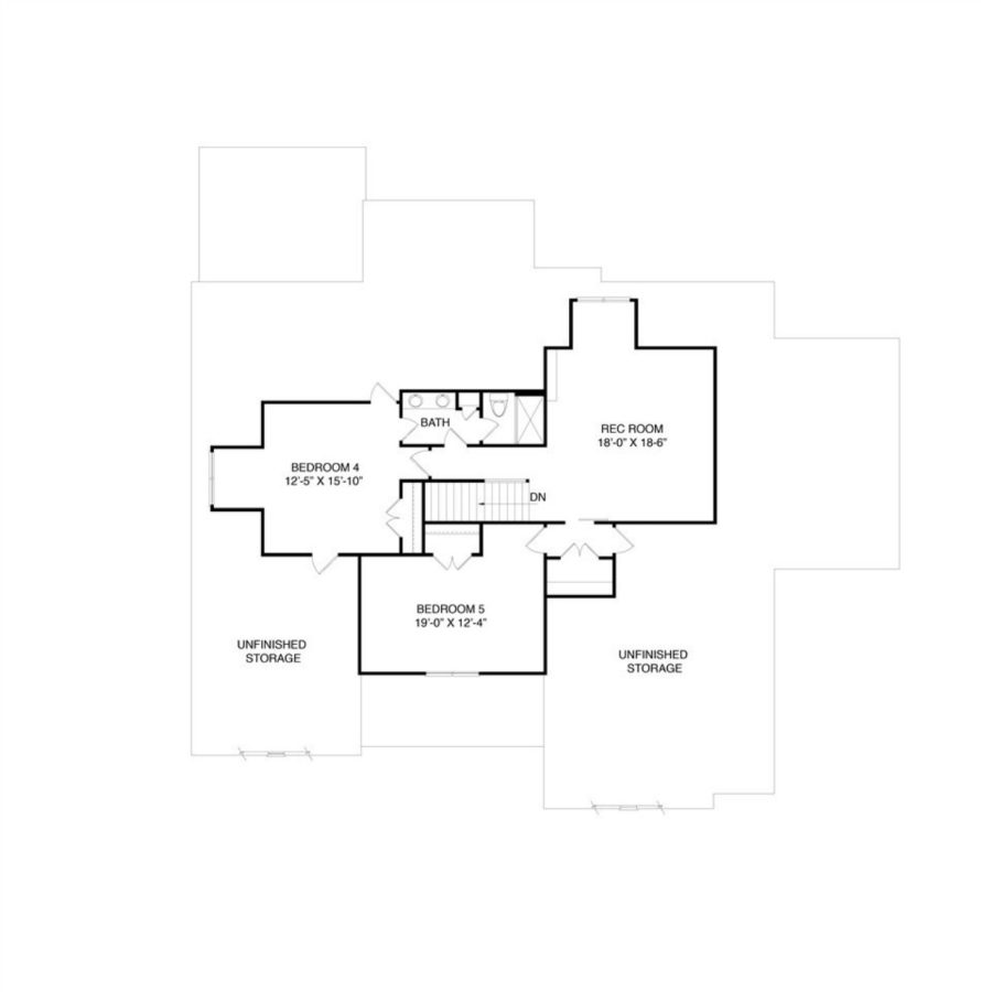 Spacious 5-Bedroom house Plan with Blueprint CAD Designs