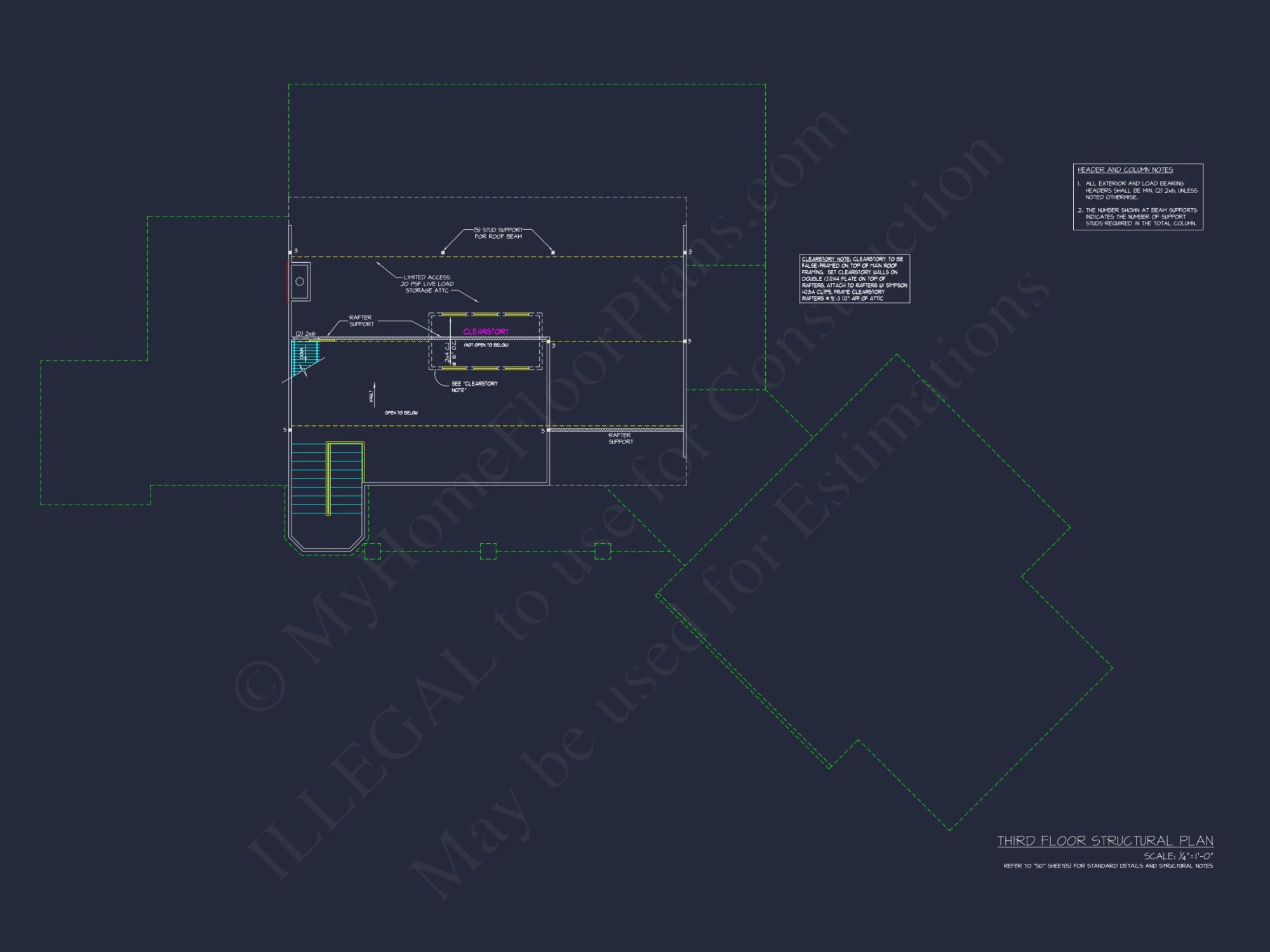 Spacious house Floor Plan with CAD Designs & Blueprints