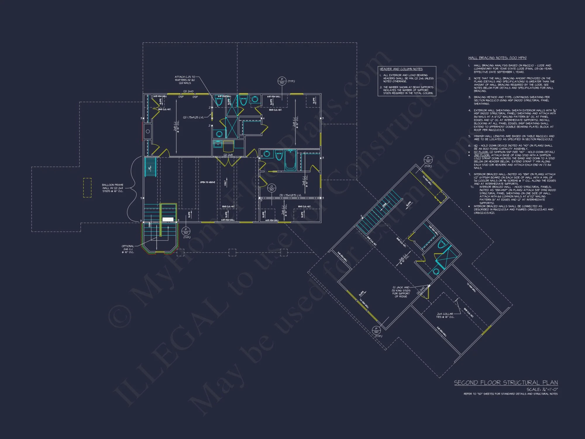Spacious house Floor Plan with CAD Designs & Blueprints